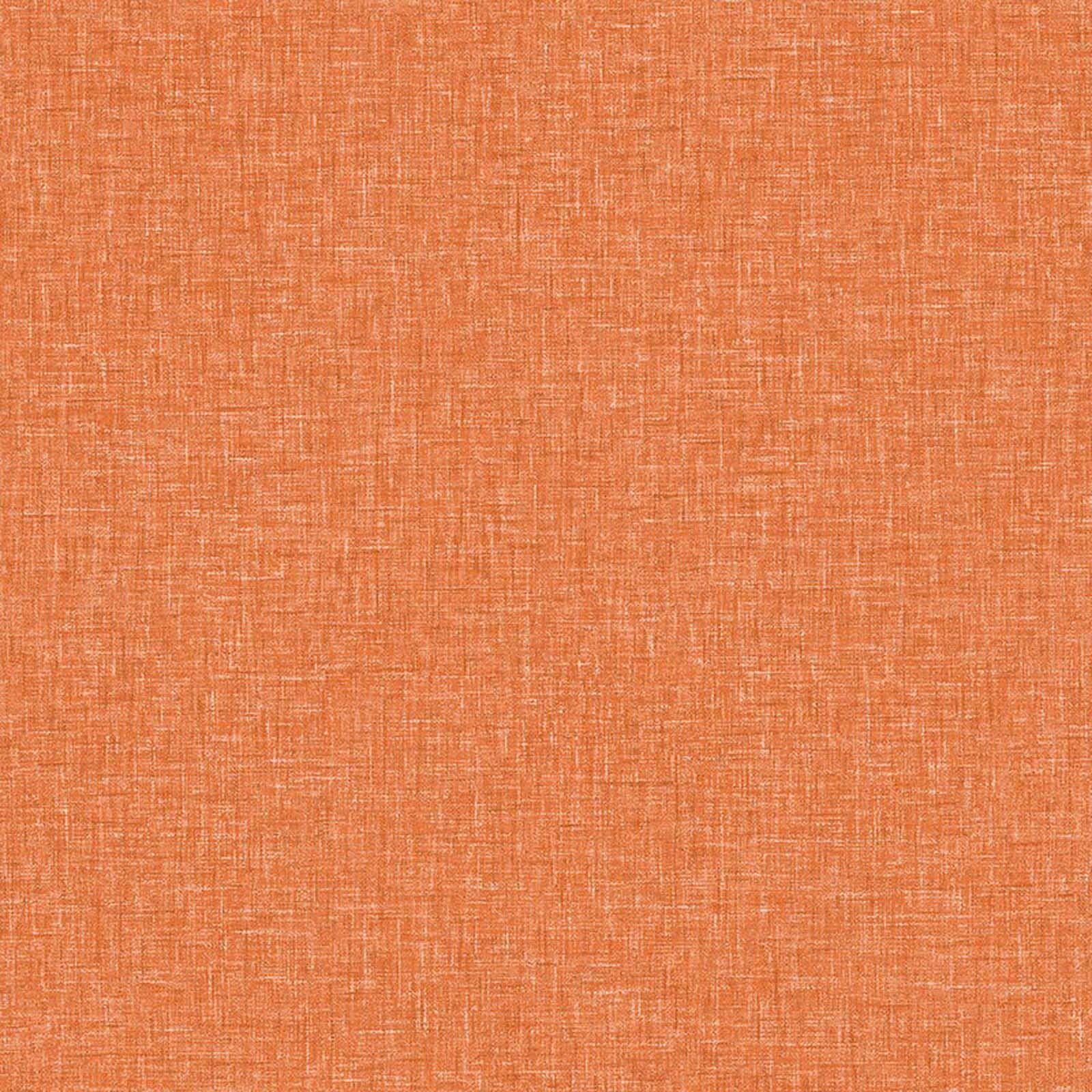 1600x1600 Arthouse Linen Textured Vintage Orange Wallpaper Plain Woven Effect Spongeable
