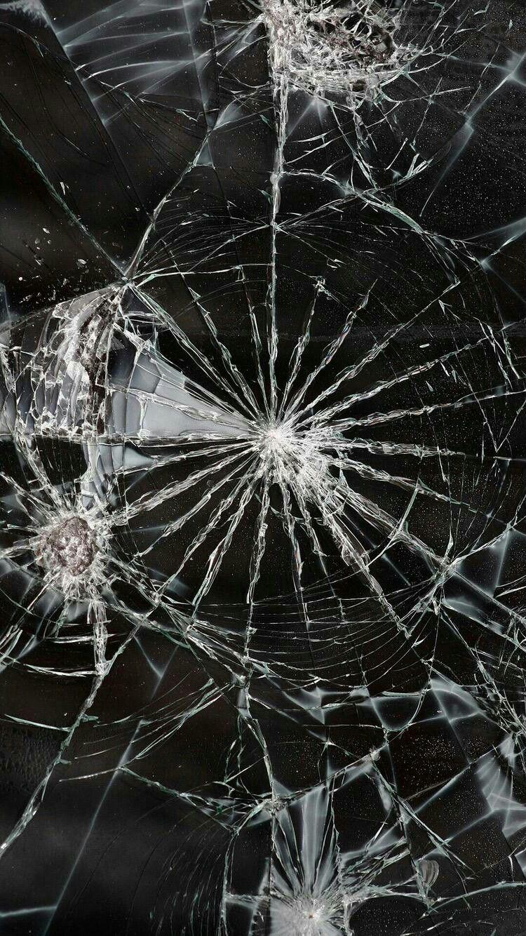 750x1334 Glass Broken HD Wallpaper