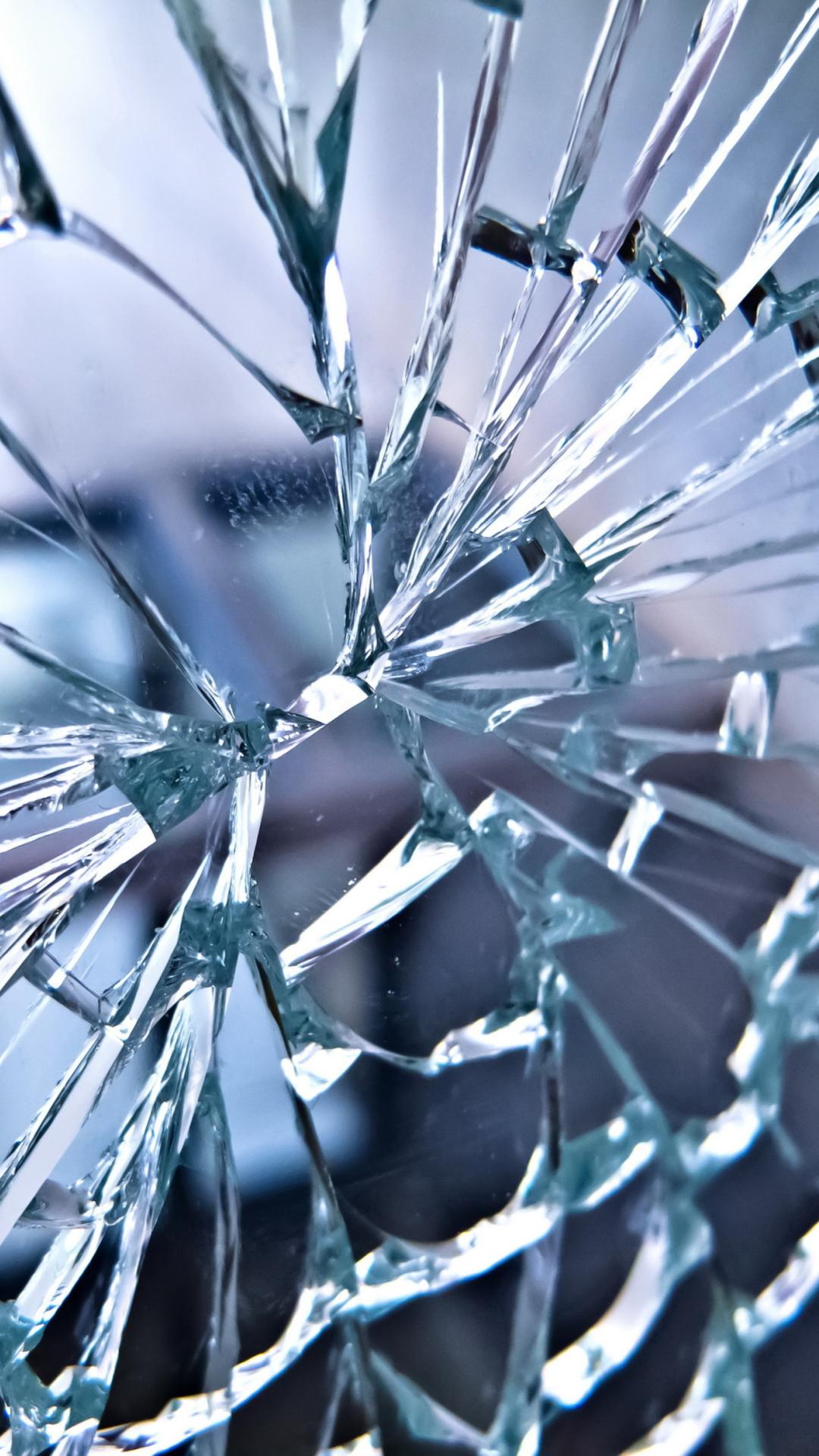 1080x1920 Broken Glass Wallpaper HD