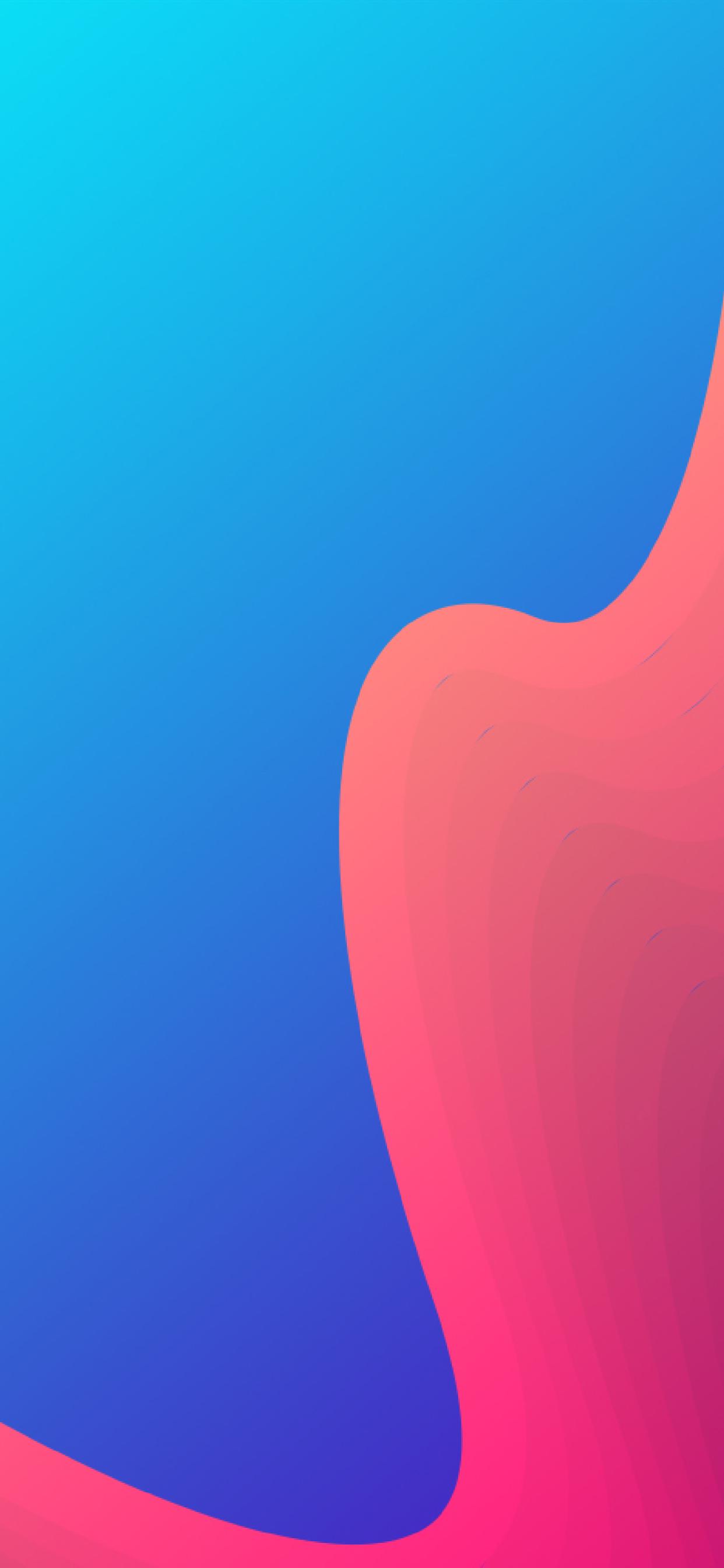 1242x2688 Orange Blue Gradient Mix iPhone XS MAX Wallpaper, HD Abstract 4K Wallpaper, Image, Photo and Background