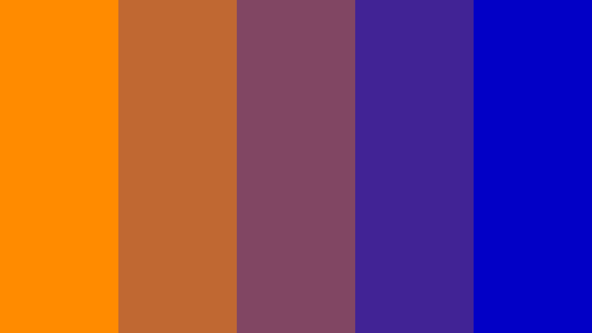 1920x1080 Orange To Blue Gradient Color Scheme Blue