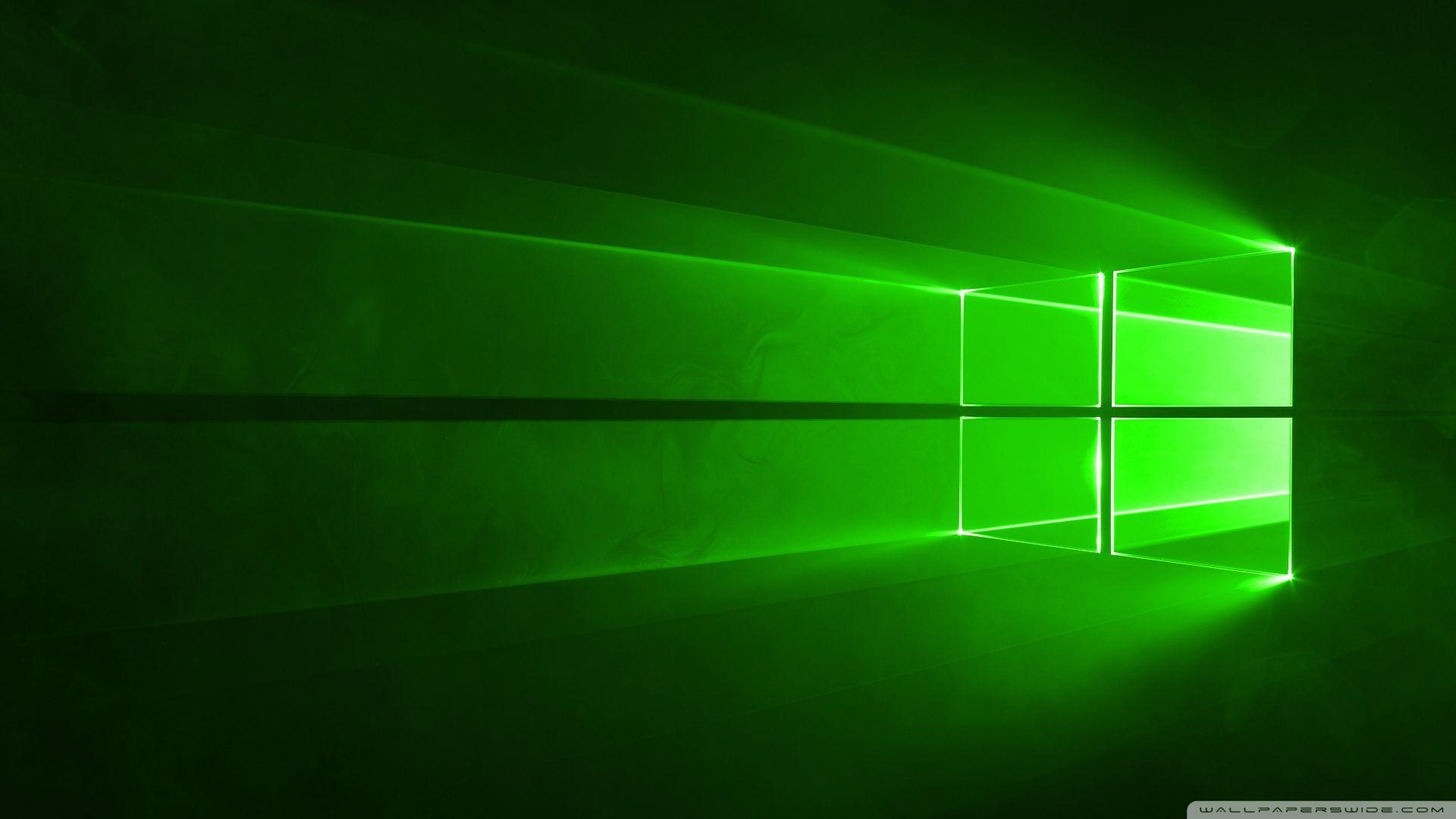 1920x1080 1080p Windows 10 Wallpaper Green