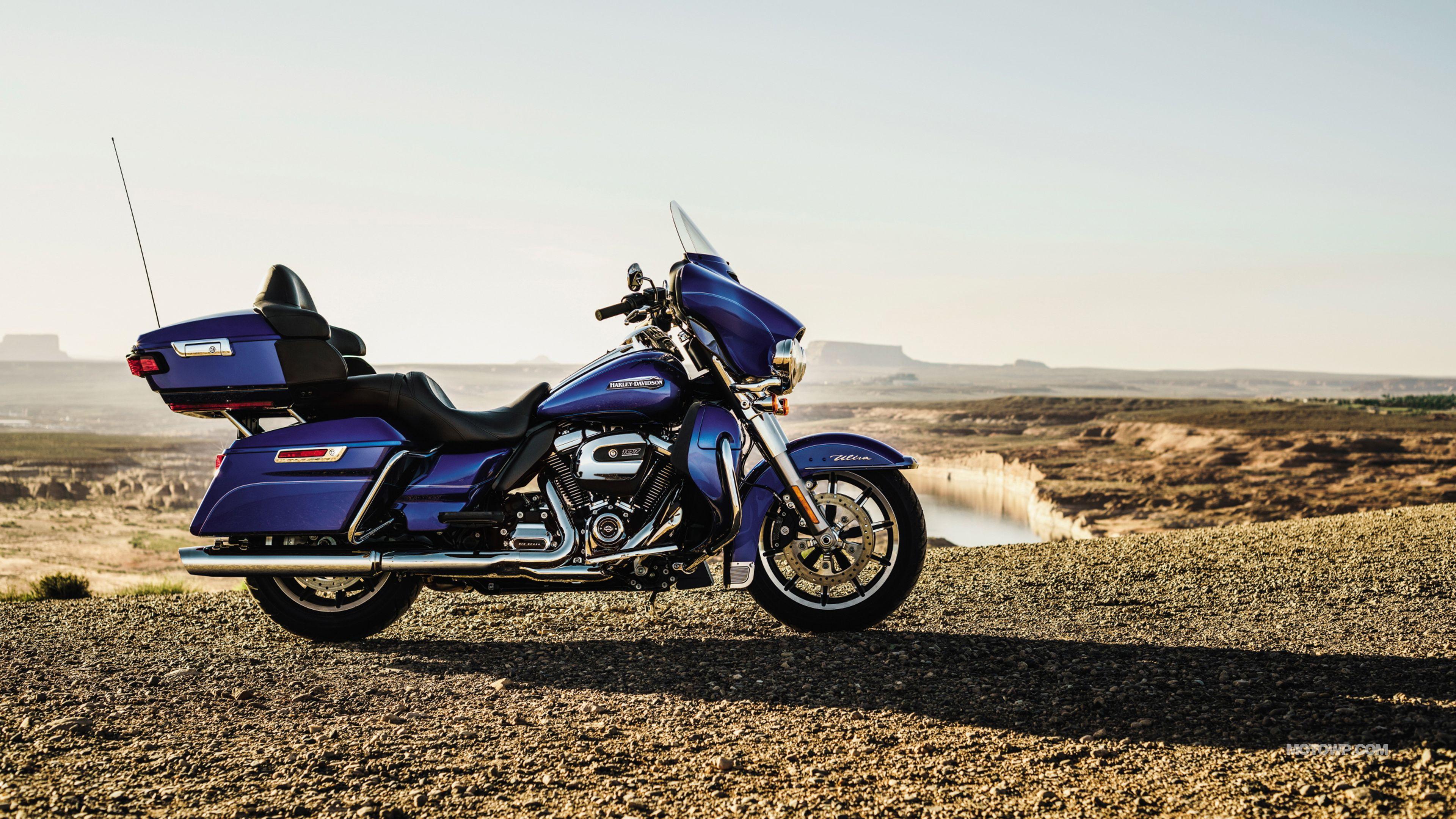 3840x2160 Motorcycles Desktop Wallpaper Harley Davidson Touring Electra Glide Ultra Classic