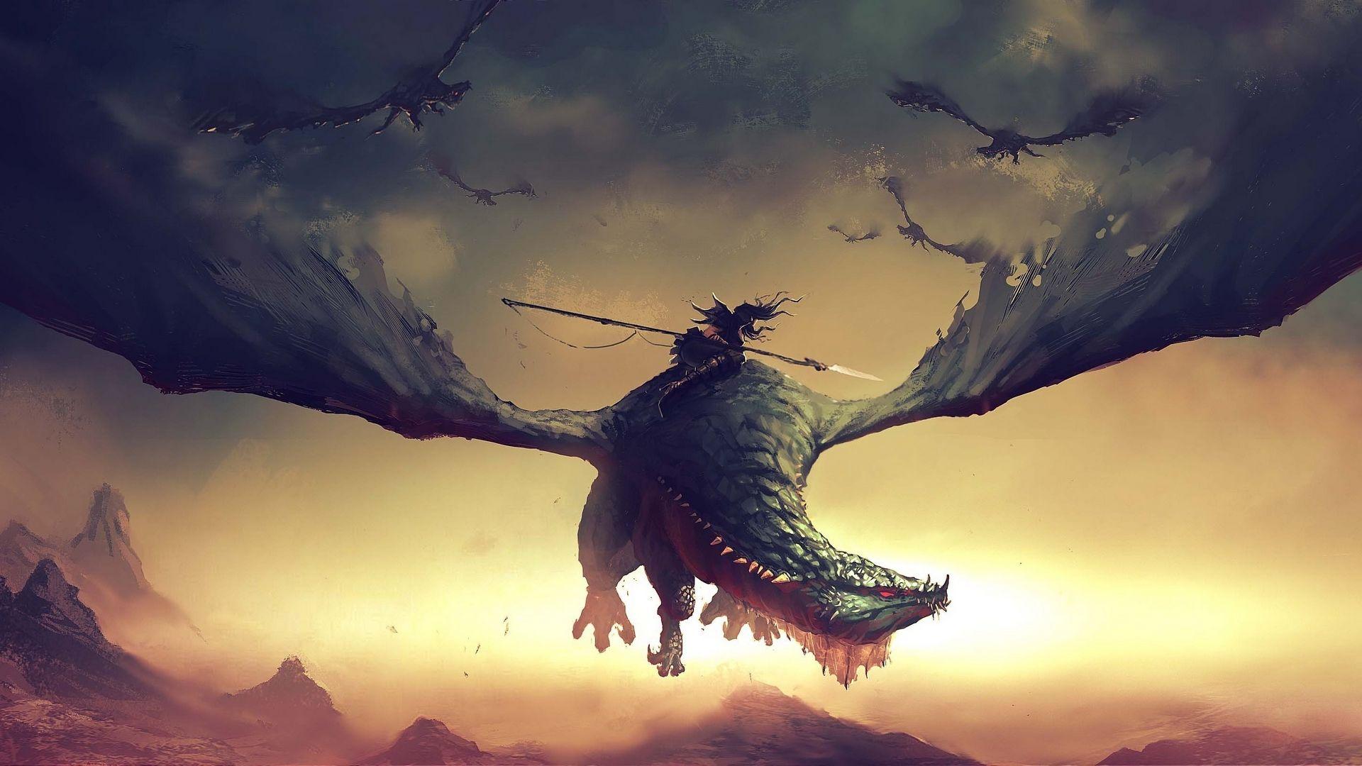 1920x1080 Dragon Wallpaper Free HD Background