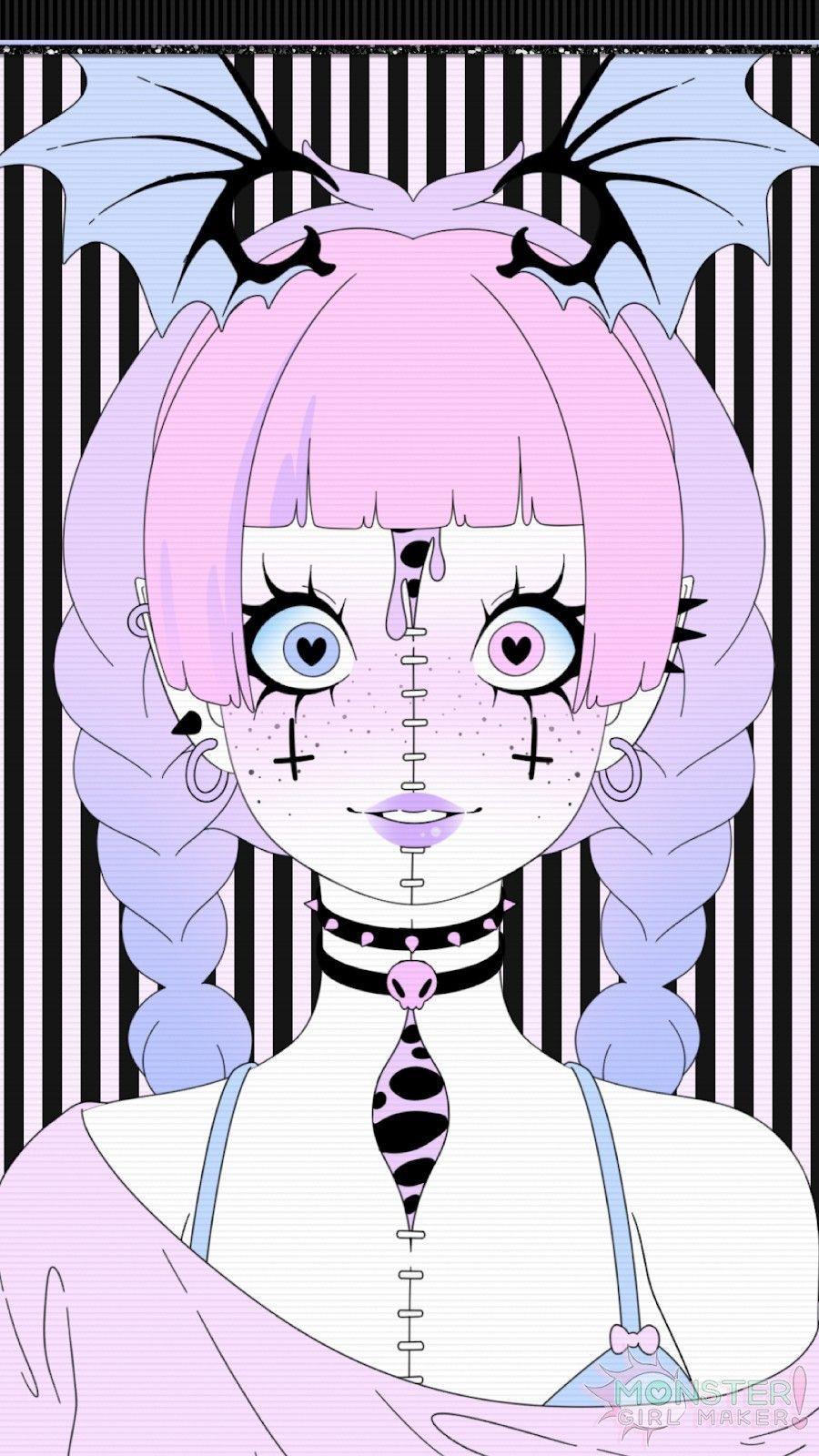900x1600 Kawaii Pastel Goth iPhone Wallpaper .