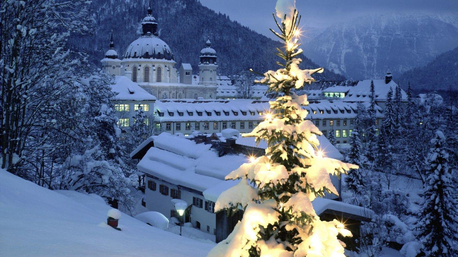 1600x900 Christmas Village Desktop Background. Beautiful Widescreen Desktop Wallpaper, Desktop Wallpaper and Naruto Desktop Background