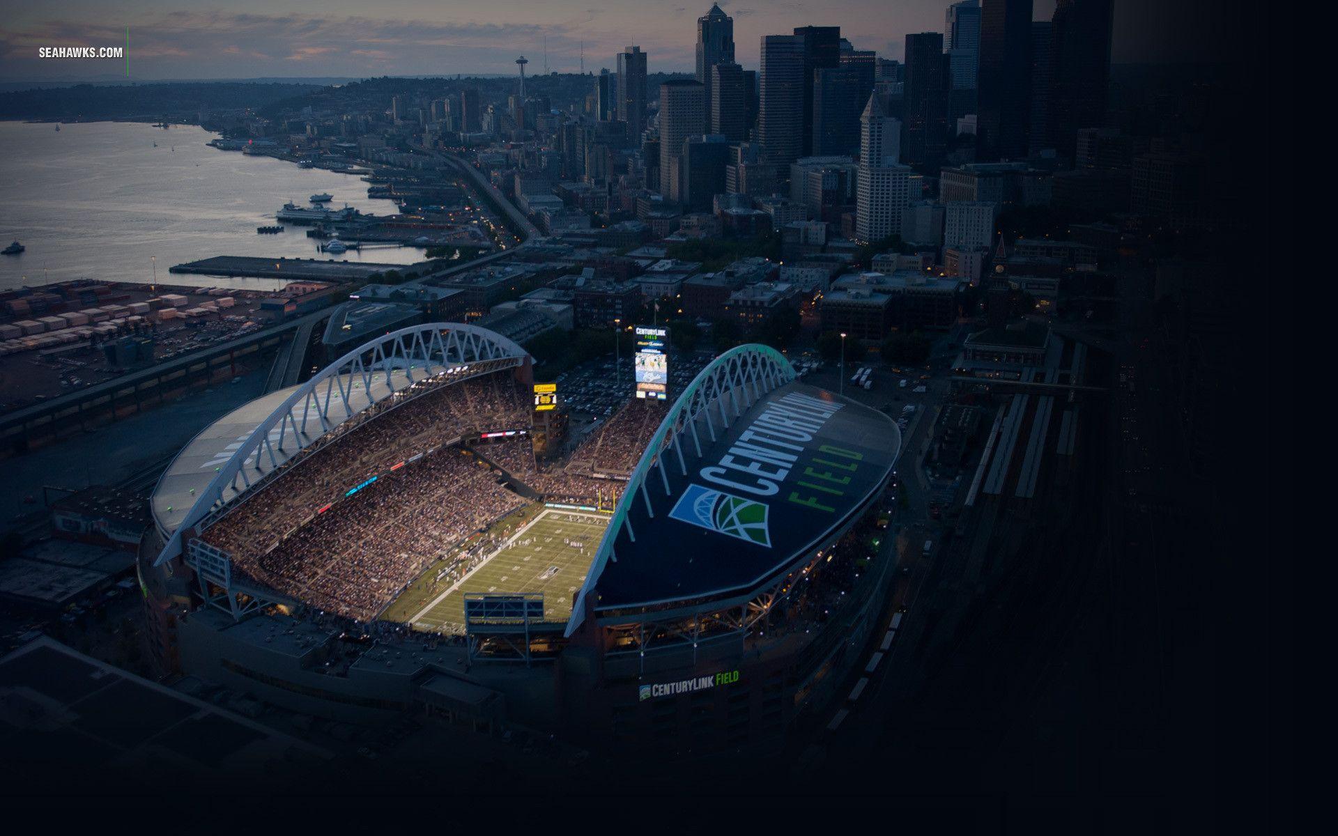 1920x1200 Seattle Seahawk Stadium Background