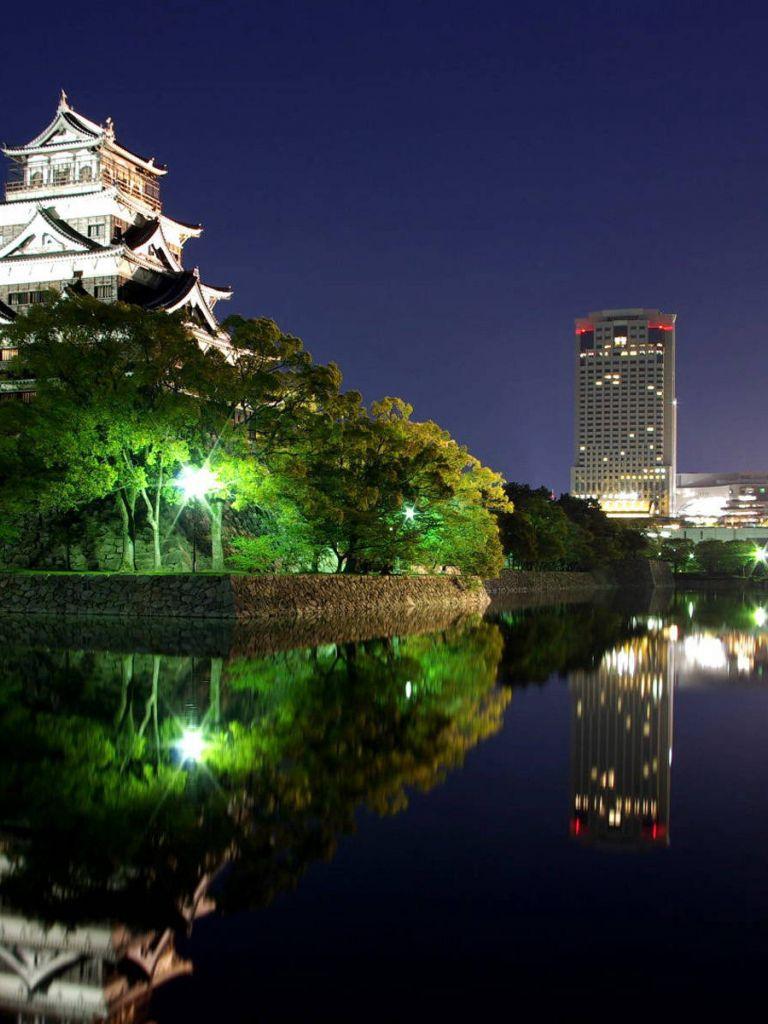 768x1024 Free download hiroshima japan city wallpaper night is high definition wallpaper you [1920x1200] for your Desktop, Mobile & Tablet. Explore HD Wallpaper Japan. Japan Wallpaper 1080p, Sakura Wallpaper HD