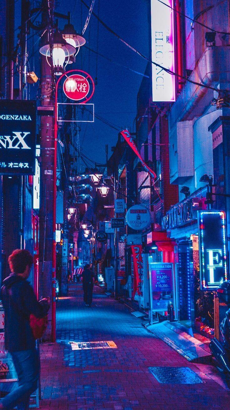 736x1308 N I G H T L I F E - Cyberpunk city, Cyberpunk art, City wallpaper