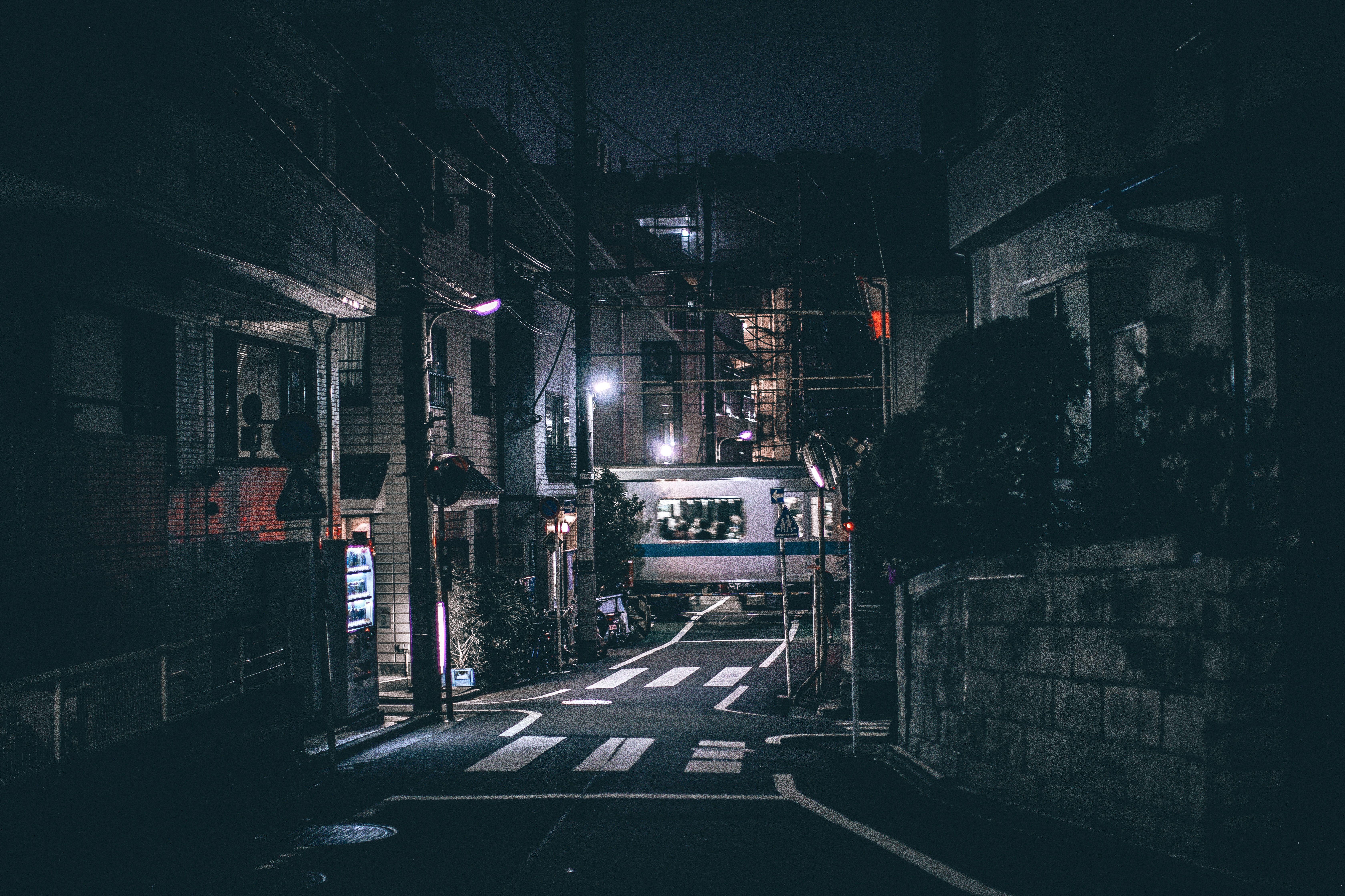 6720x4480 4696x3131 #line, #pavement, #fujifilm, #city, #tokyo, #road, #light, #street photography, #night, #Creative Commons image, #urban, #reflection, #zebra crossing, #pattern, #japan, #abstract, #travel. Mocah HD Wallpaper