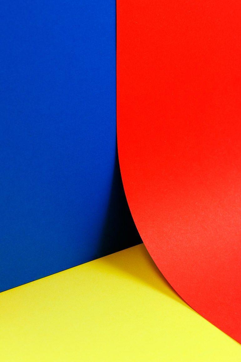 770x1155 Red Blue Yellow Aesthetic Wallpaper