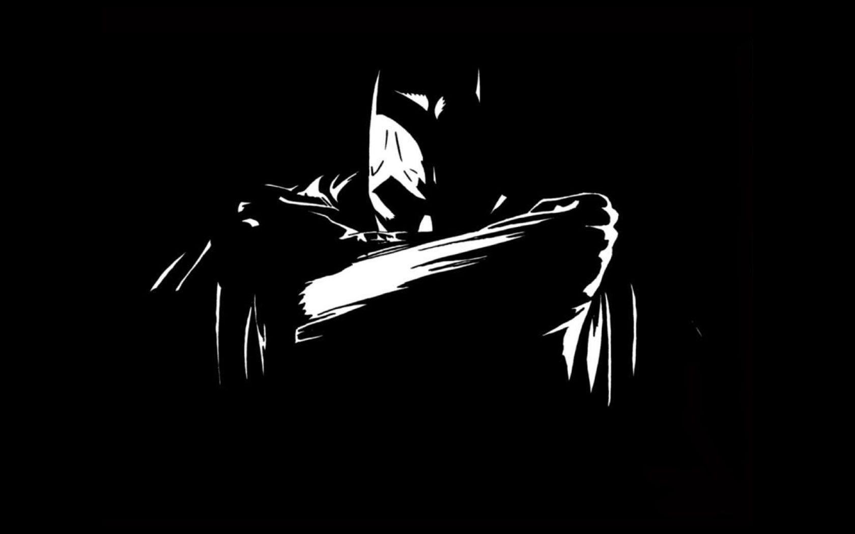 1680x1050 black, And, White, Batman Wallpaper HD / Desktop and Mobile Background