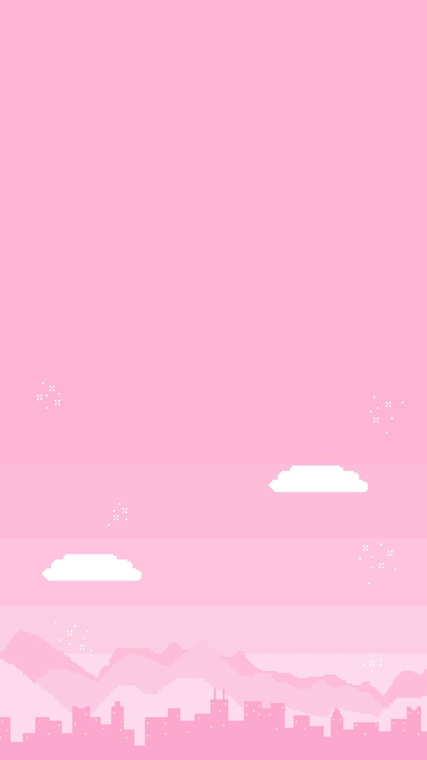 1440x2560 Pink Aesthetic Wallpaper Background