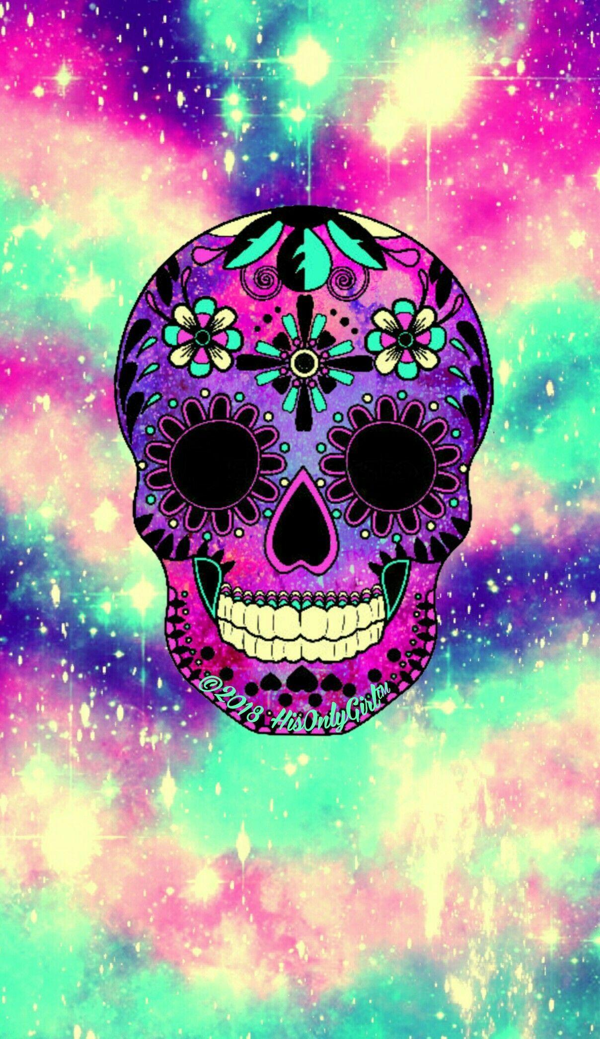 1208x2090 Sugar Skull Wallpaper For Android