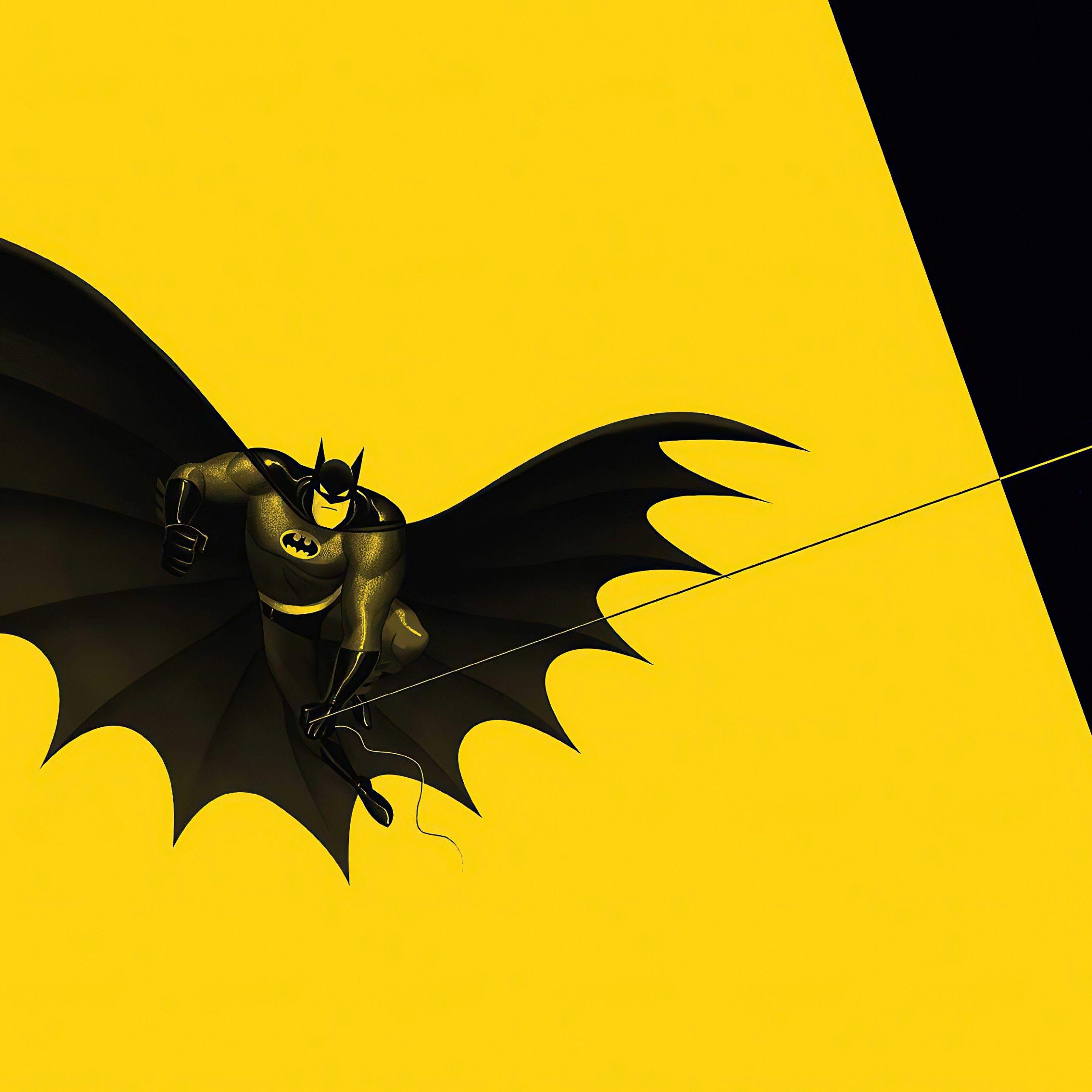 2560x2560 Batman Wallpaper 4K, Minimal art, Minimal