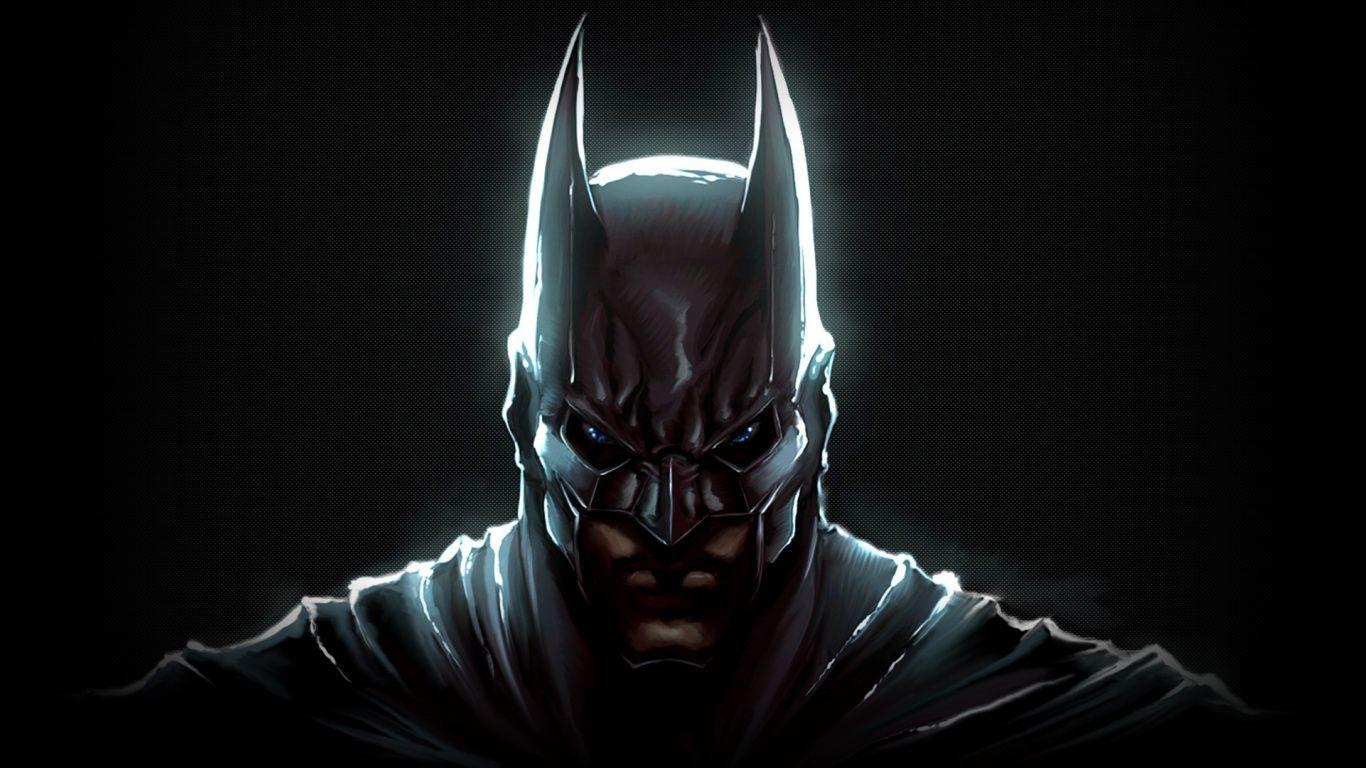 1366x768 Dark Knight Batman Wallpaper in jpg format for free download