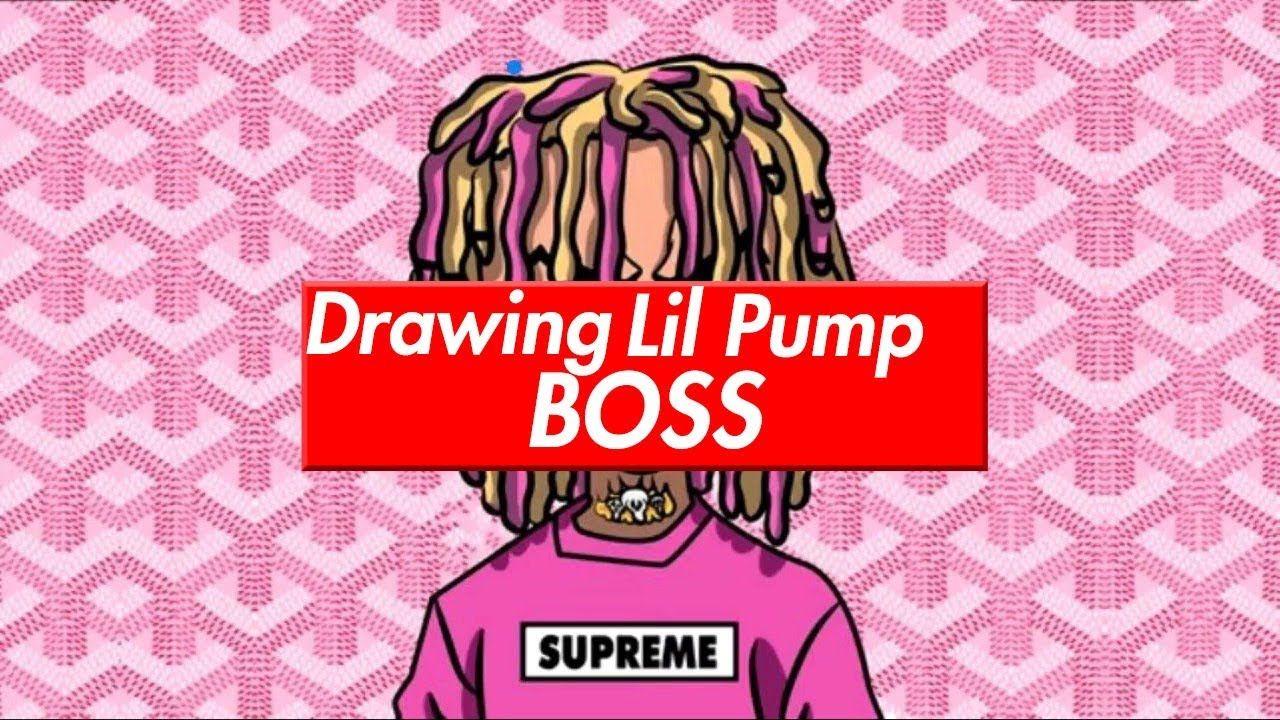 1280x720 Lil Pump Cartoon Wallpaper