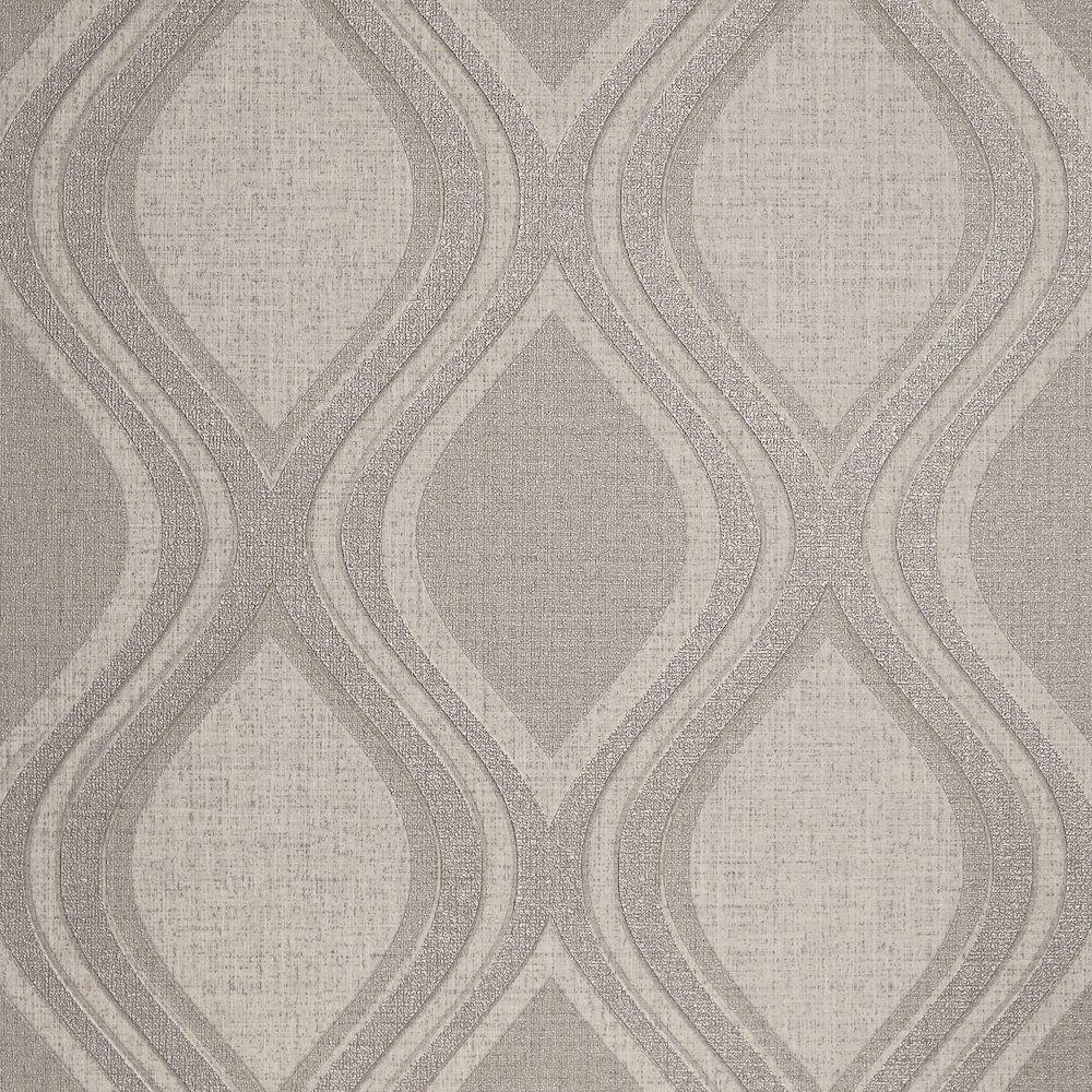 1000x1000 Arthouse Curve Taupe Wallpaper 295102