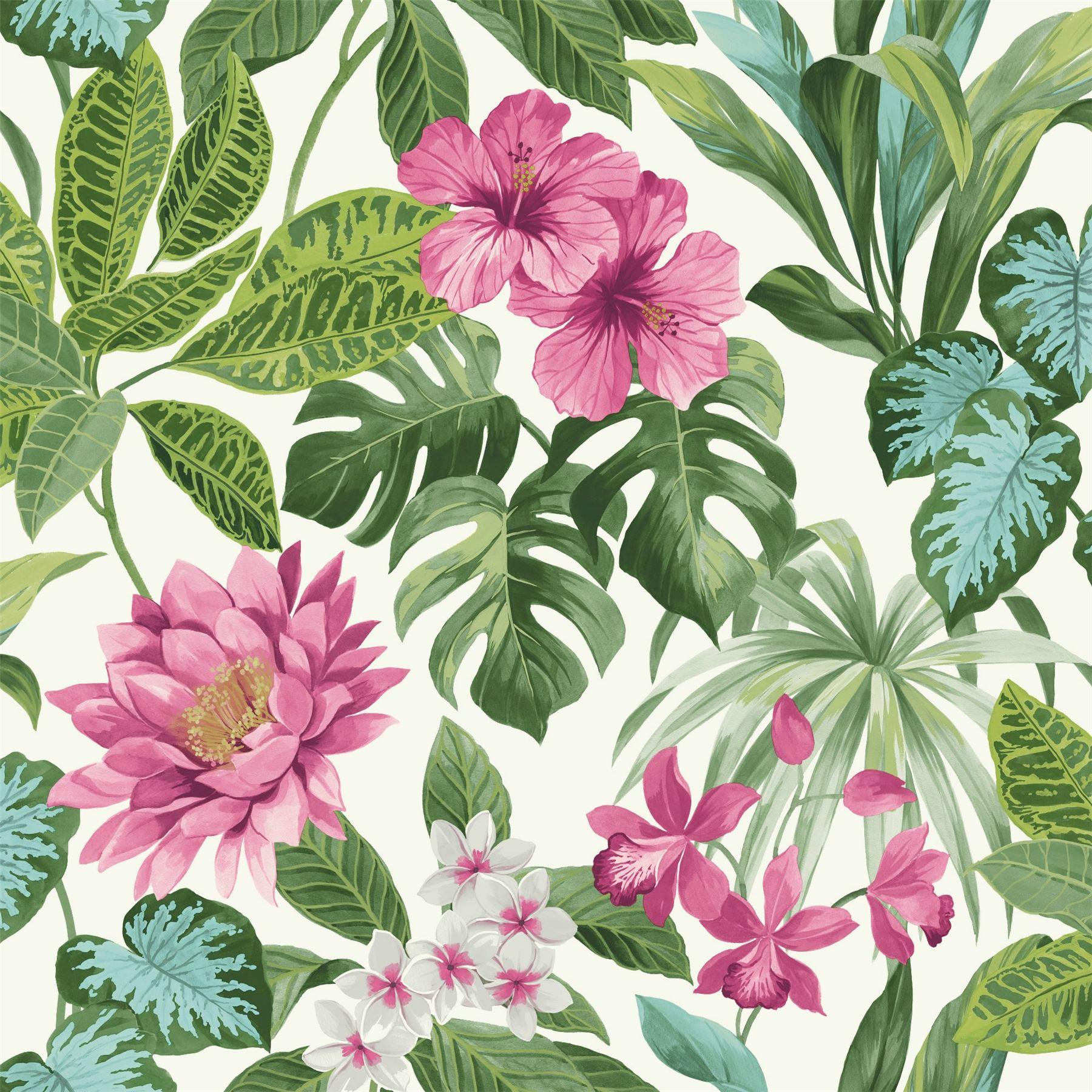 1800x1800 Pink And Green Floral