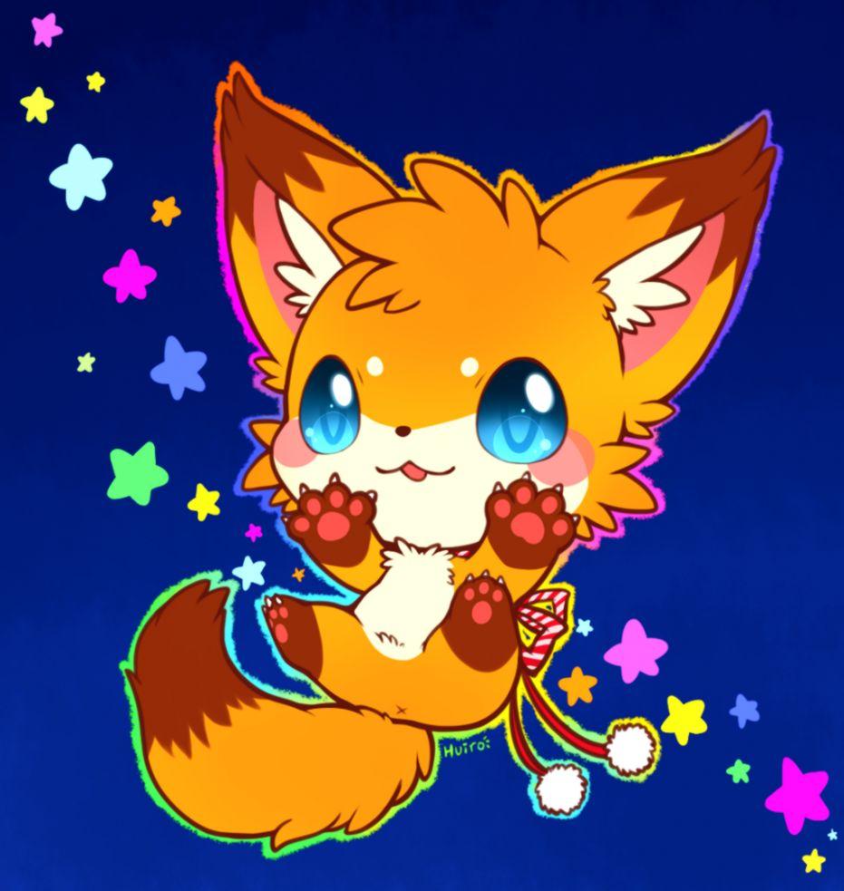931x983 Baby Fox Cartoon Wallpaper Download Cute Fox Drawing HD Wallpaper
