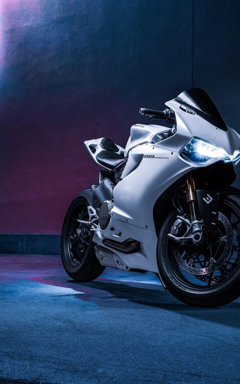 800x1280 Wallpaper white and black sports bike, Ducati motorcycle, transportation • Wallpaper For You HD Wallpaper For Desktop & Mobile