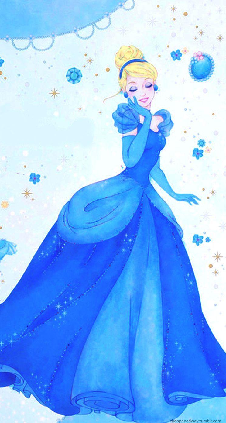 744x1392 Cinderella iPhone Wallpaper .