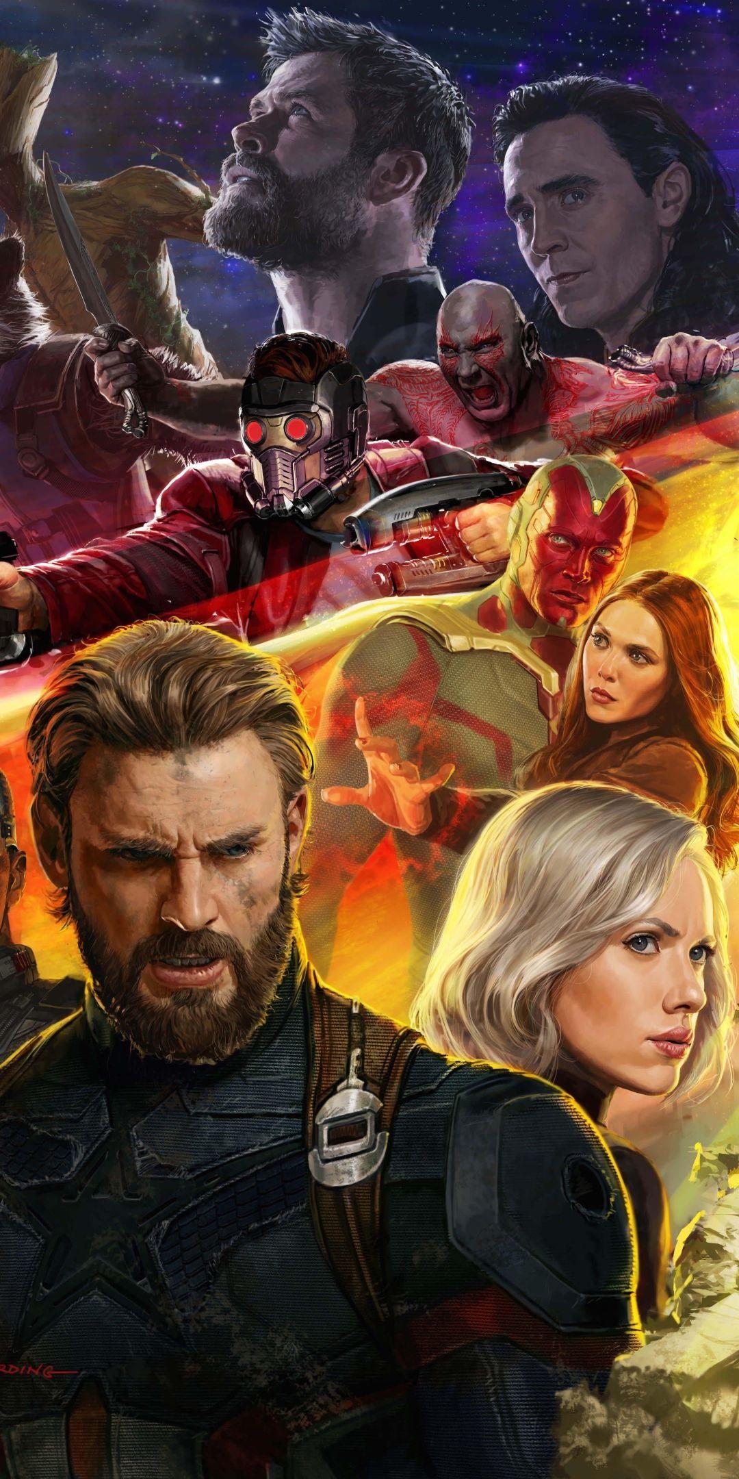 1080x2160 Avengers Infinity War Mobile Wallpaper