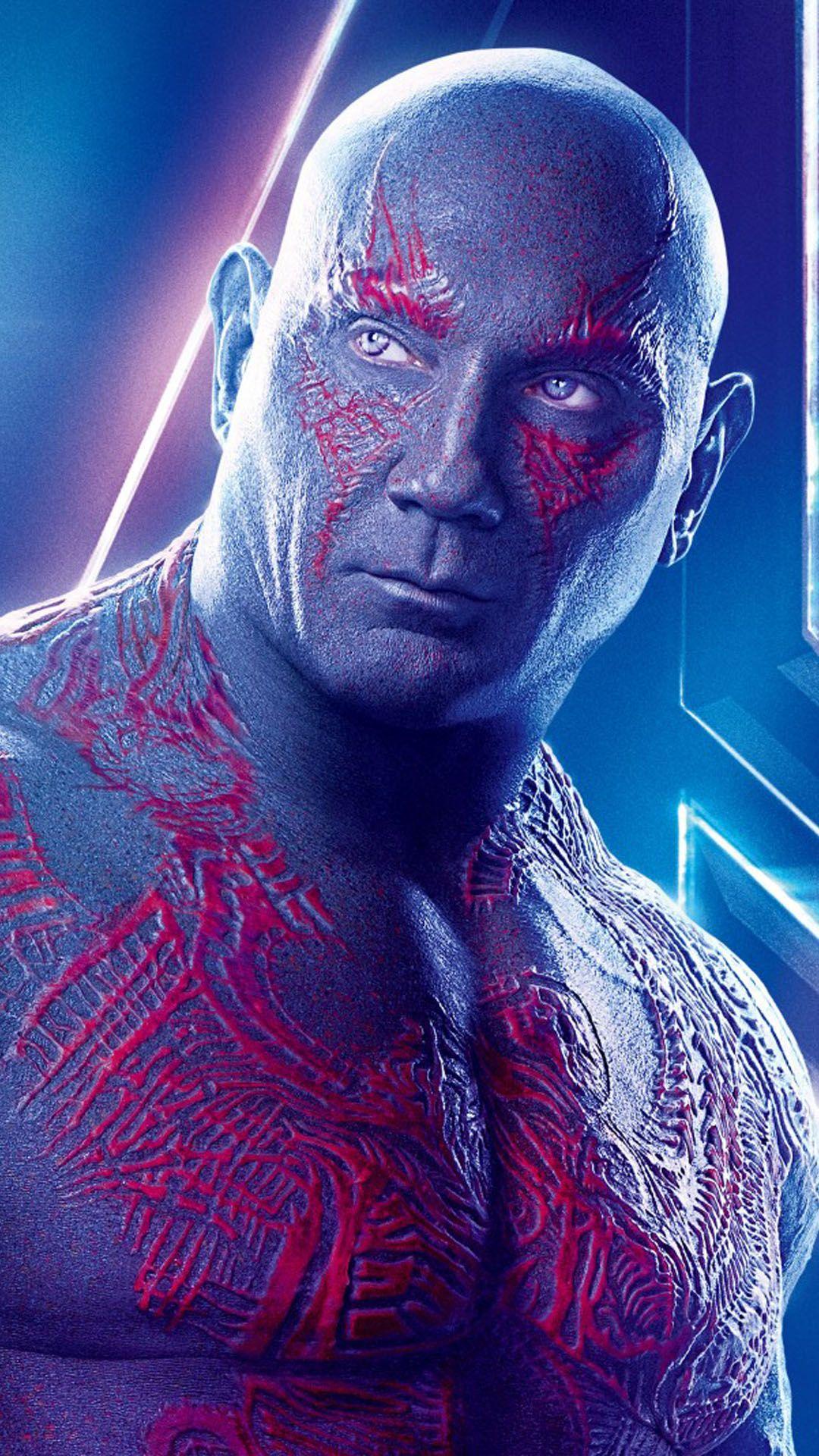 1080x1920 Drax In Avengers Infinity War 4K Ultra HD Mobile Wallpaper