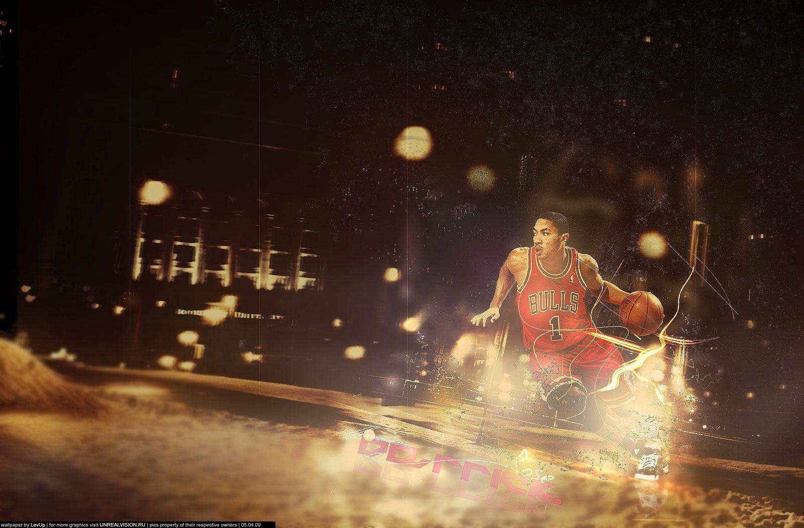 1600x1050 Derrick Rose Wallpaper. Basketball Wallpaper at