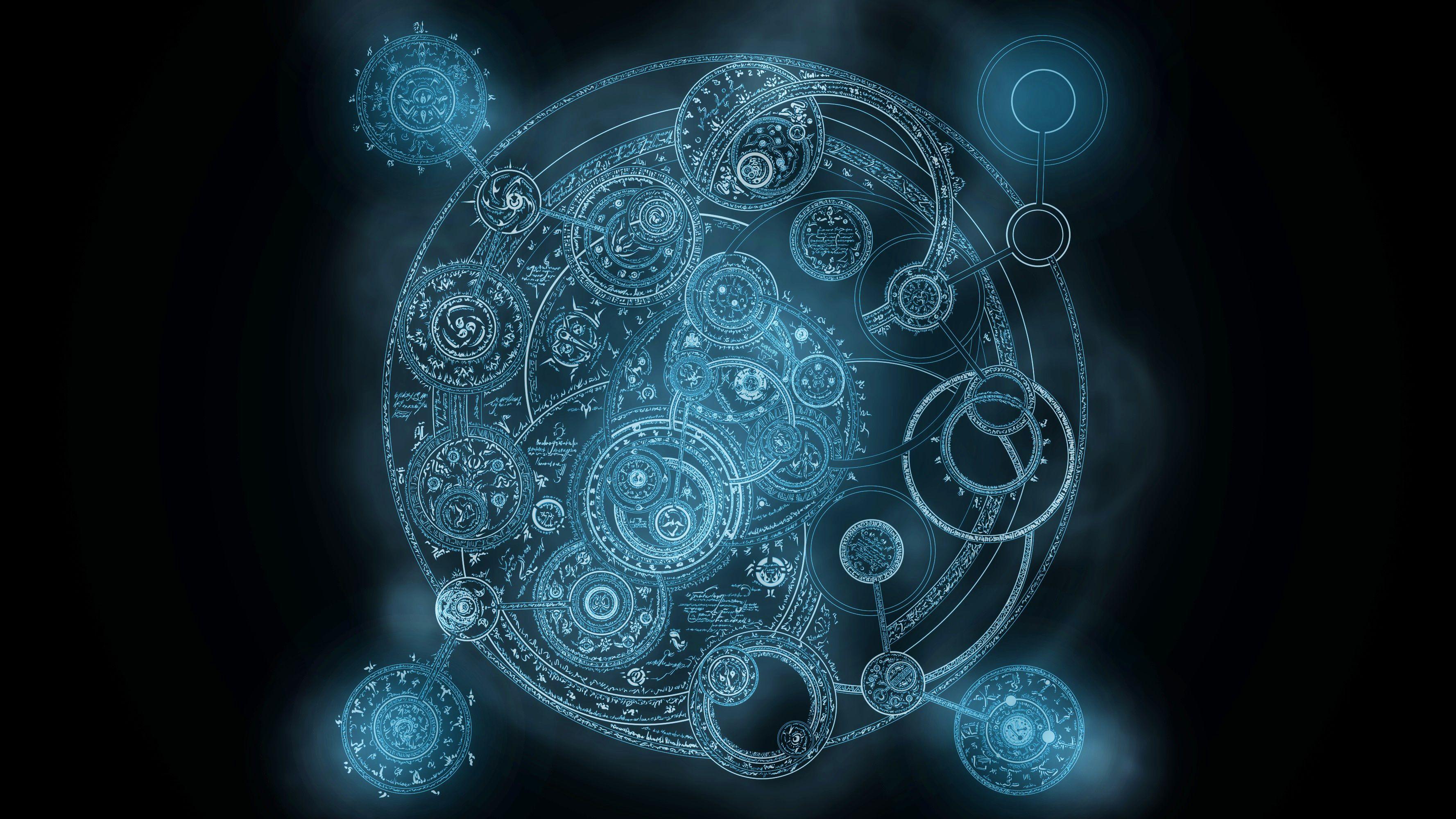 3555x2000 Transmutation Circle Wallpaper