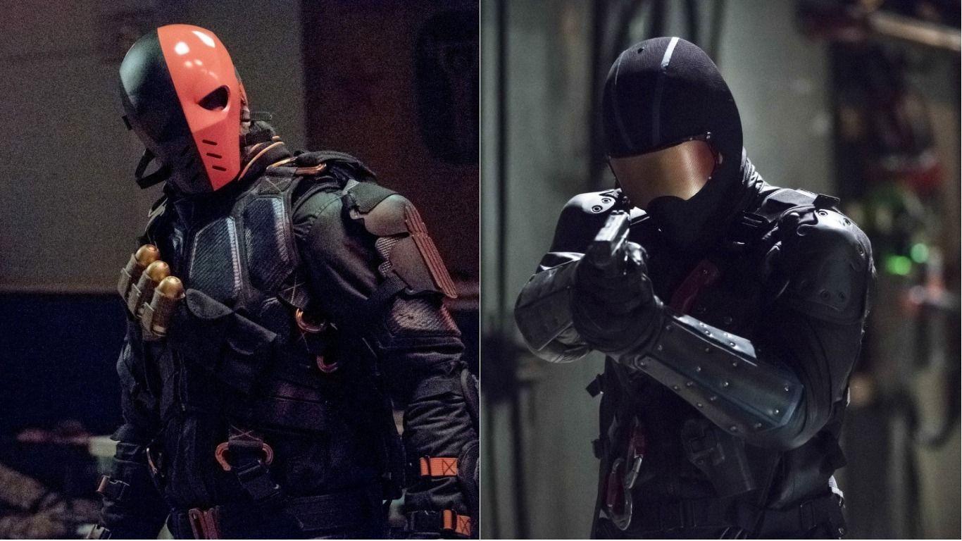 1366x768 Deathstroke And Vigilante Return In New Arrow Photo