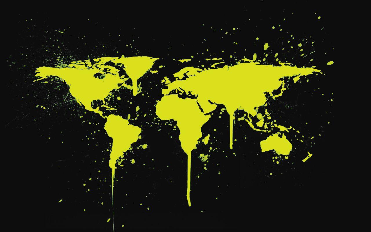 1280x800 Alternative World Map Wallpaper Wallpaper HD For Pc HD Wallpaper