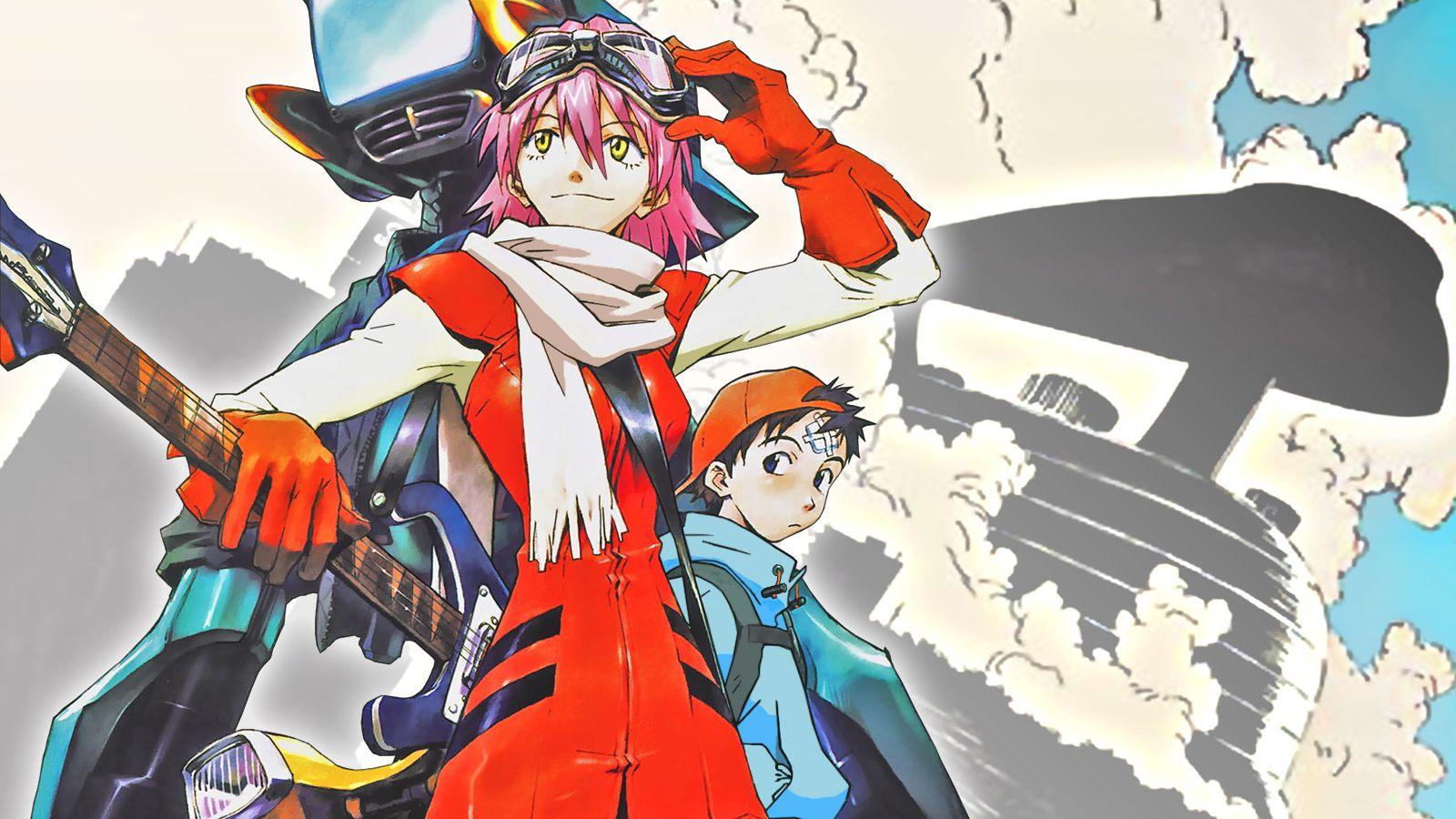 1600x900 FLCL: Guitars, Robots, and Adolescence