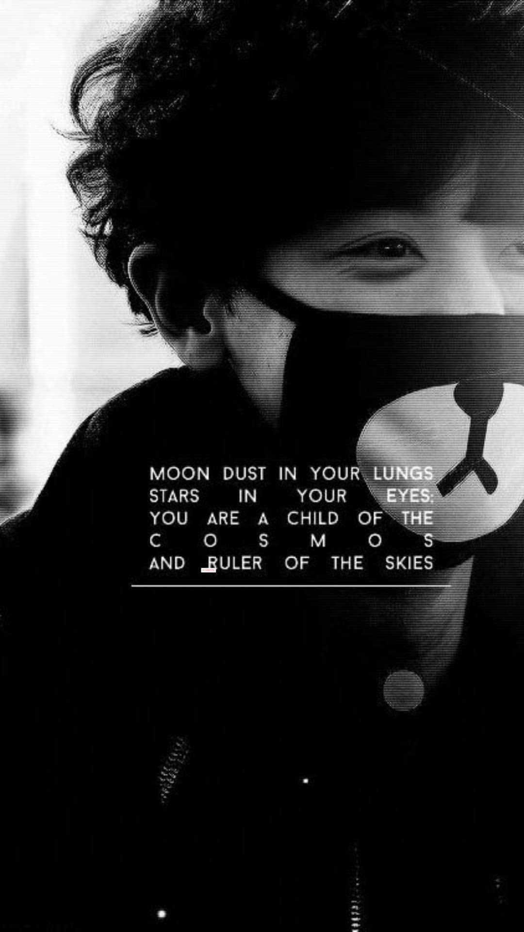 1080x1920 Bts Black And White Wallpaper