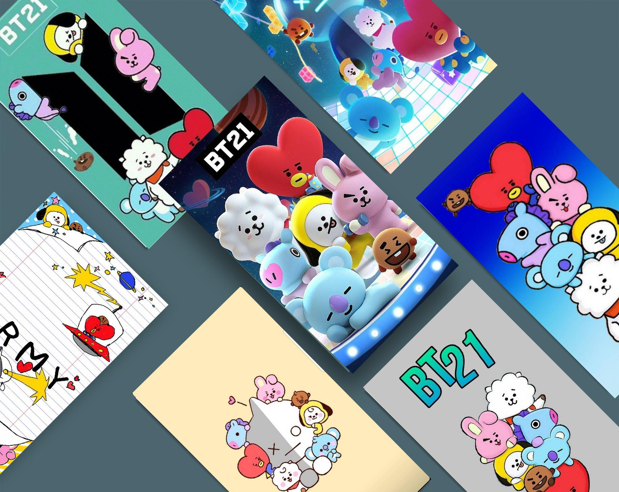 2000x1592 Kawaii ARMY BT21 Wallpaper BTS for Android