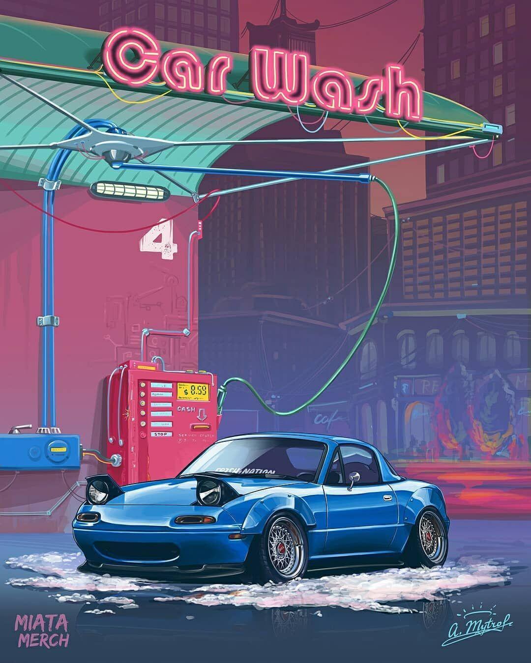 1080x1349 TopMiata On Instagram Miata MX 5. Miata, Mazda Miata, Art Cars