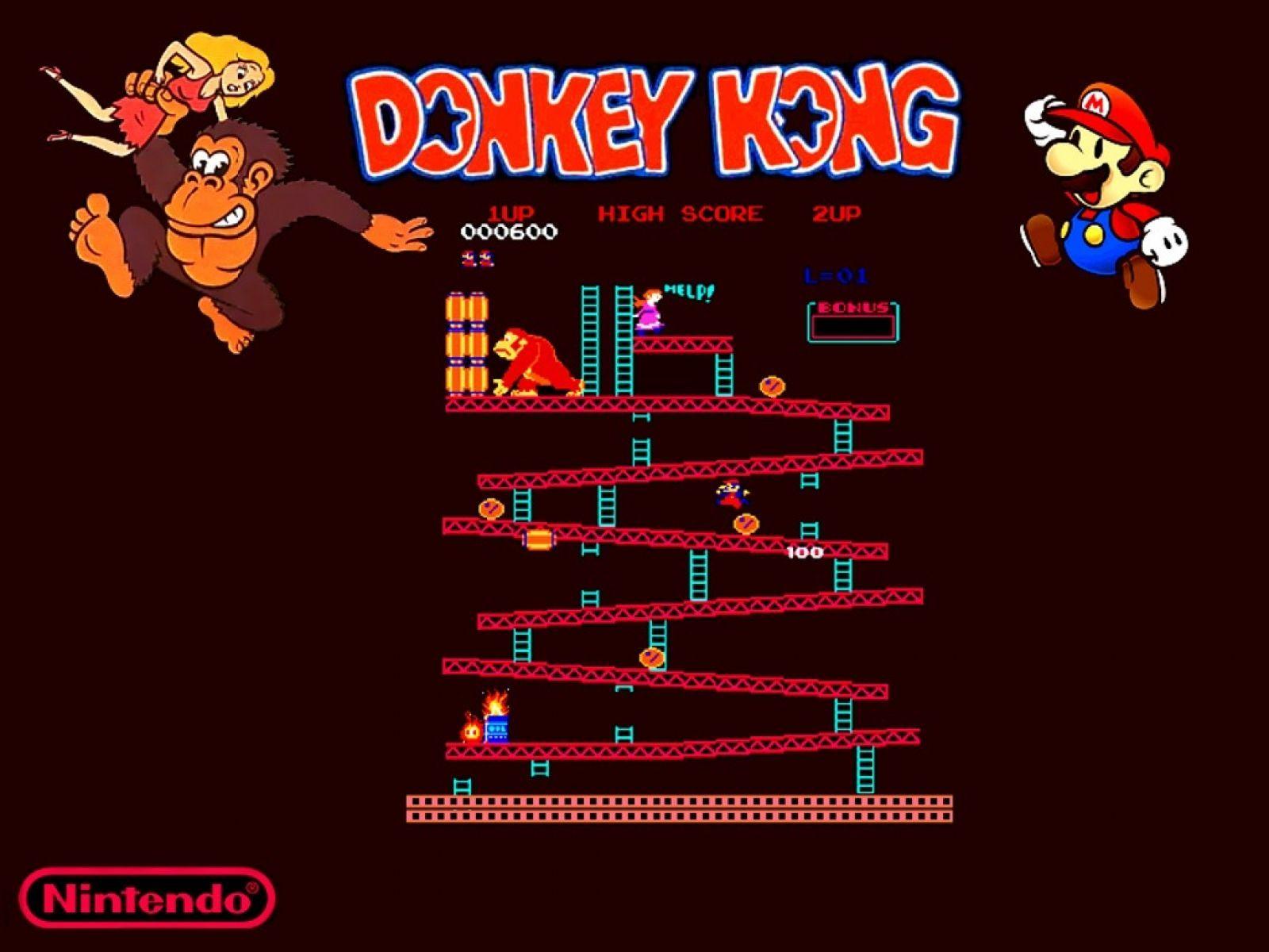 1600x1200 Vintage Arcade Game Wallpaper