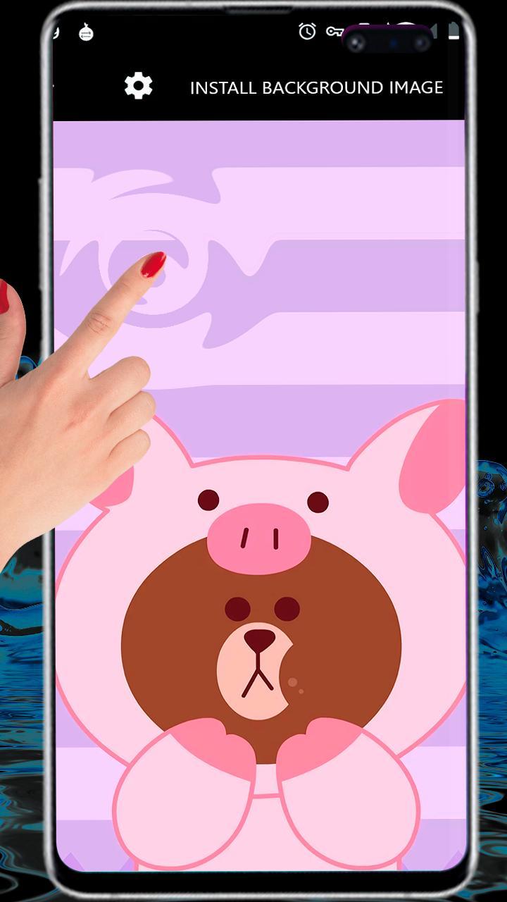 720x1280 Line Friends Cute BTS Kawaii Live Wallpaper for Android