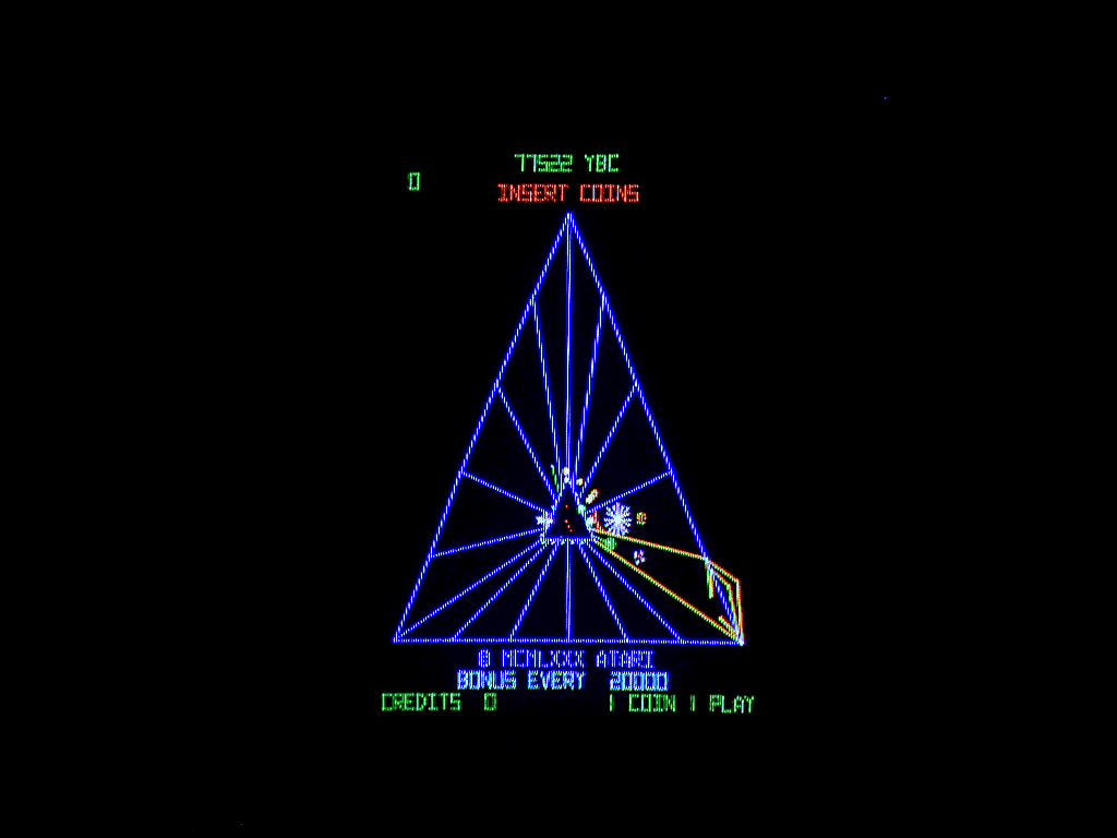 1024x768 1980's Arcade Games Tempest. Lasers, Monsters And Barbarians Oh, My!
