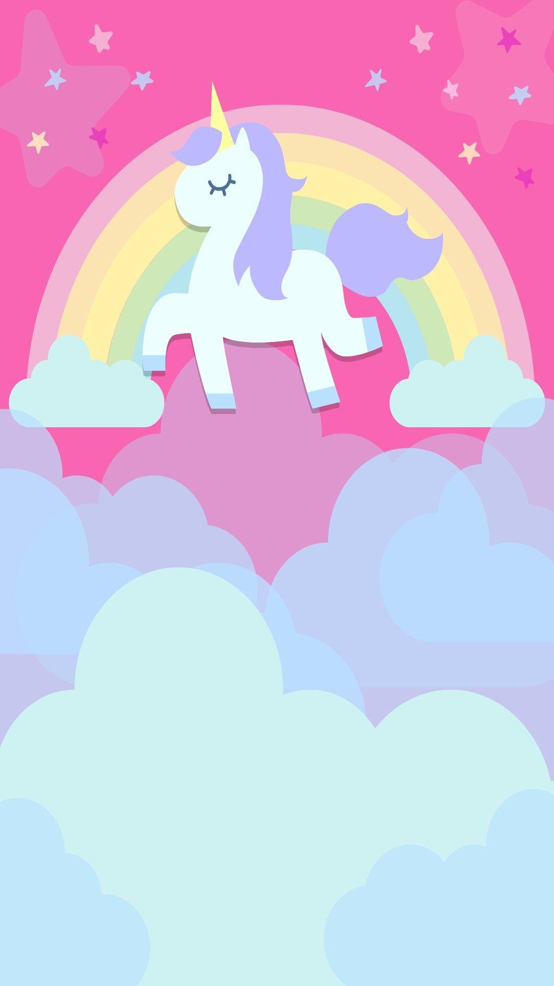 1080x1920 Cute Unicorn Rainbow Wallpaper Unicorn HD