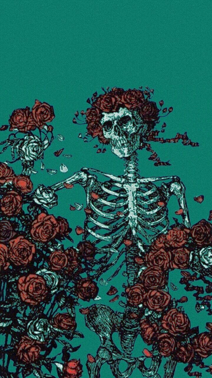 720x1280 Skeleton Aesthetic Background .