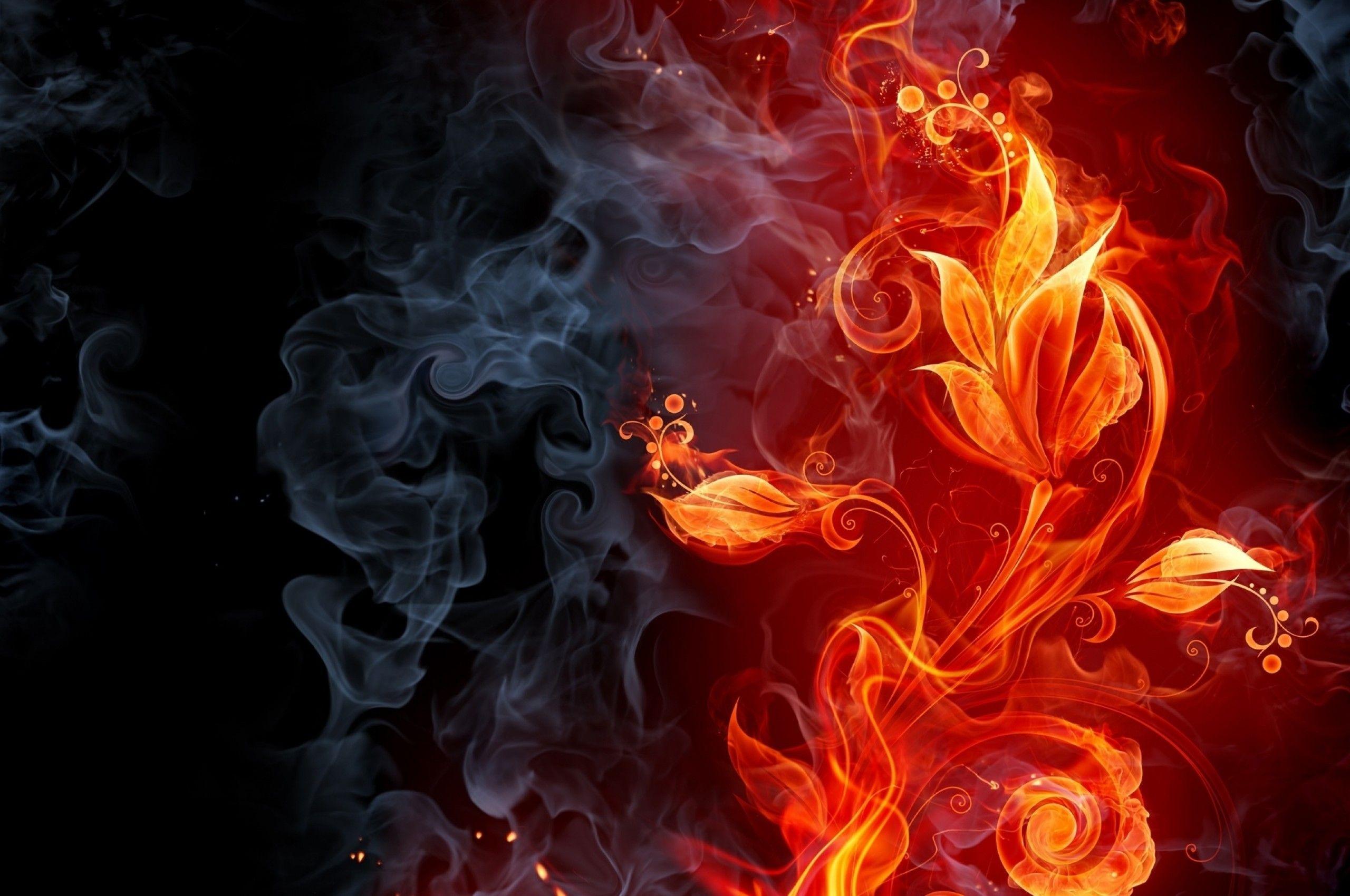 Orange Fire Wallpapers - Top Free Orange Fire Backgrounds - WallpaperAccess