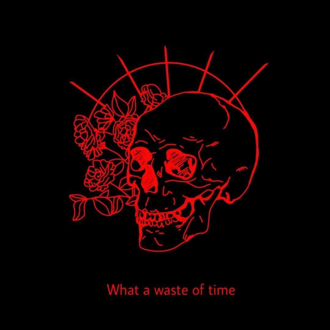 1079x1079 Grunge Skull Aesthetic Wallpaper