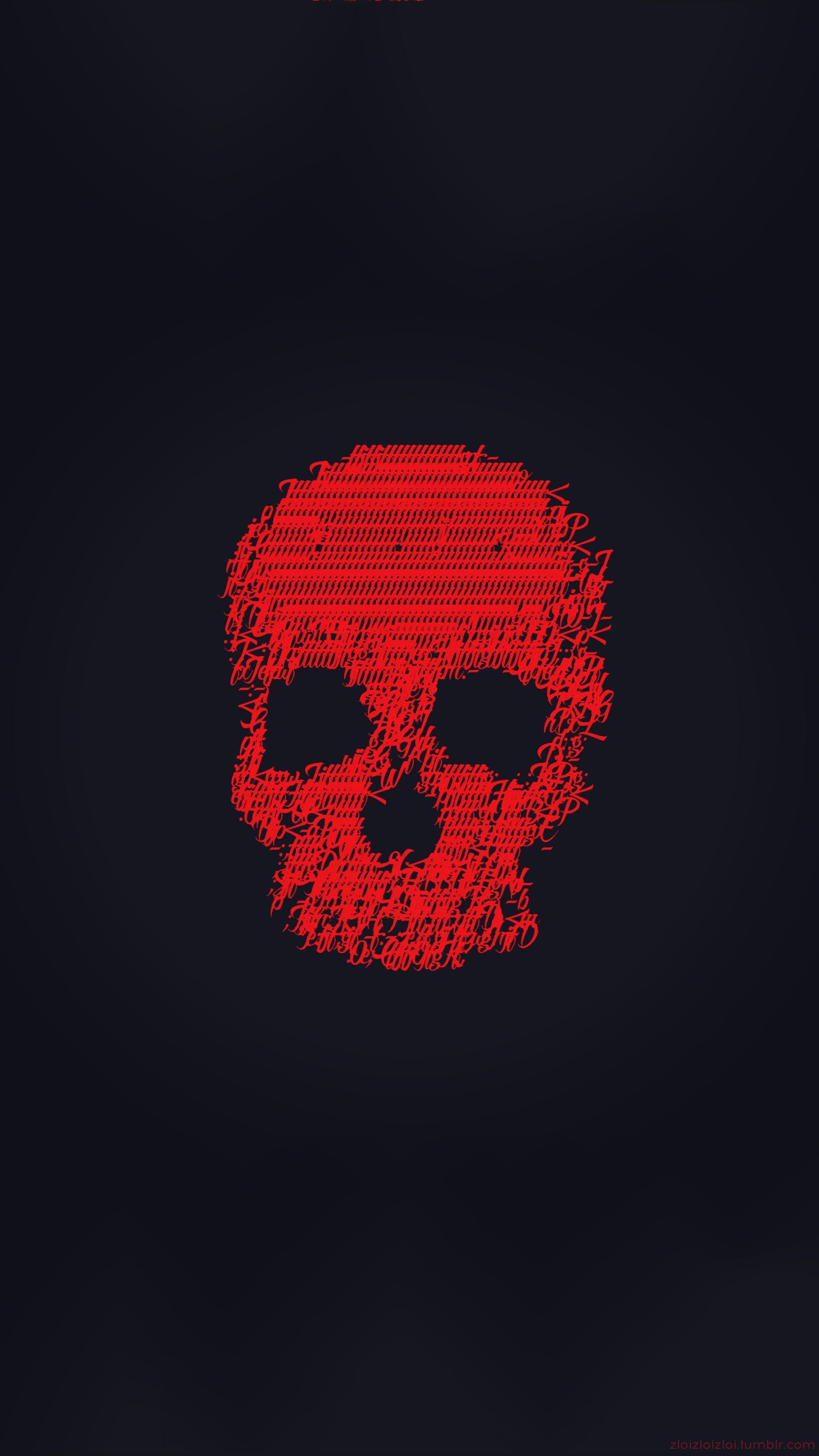 2160x3840 Skeleton Aesthetic Background .