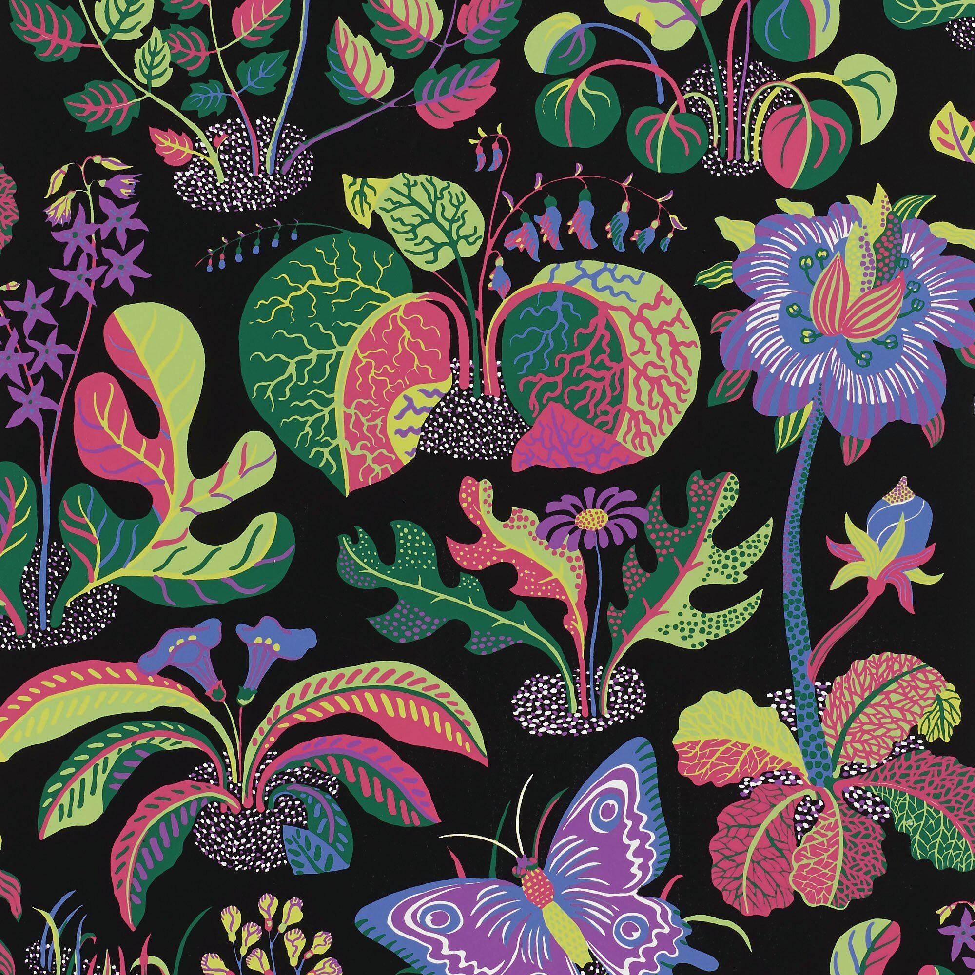 2000x2000 Schumacher Exotic Butterfly 27' L x 27 W Wallpaper Roll