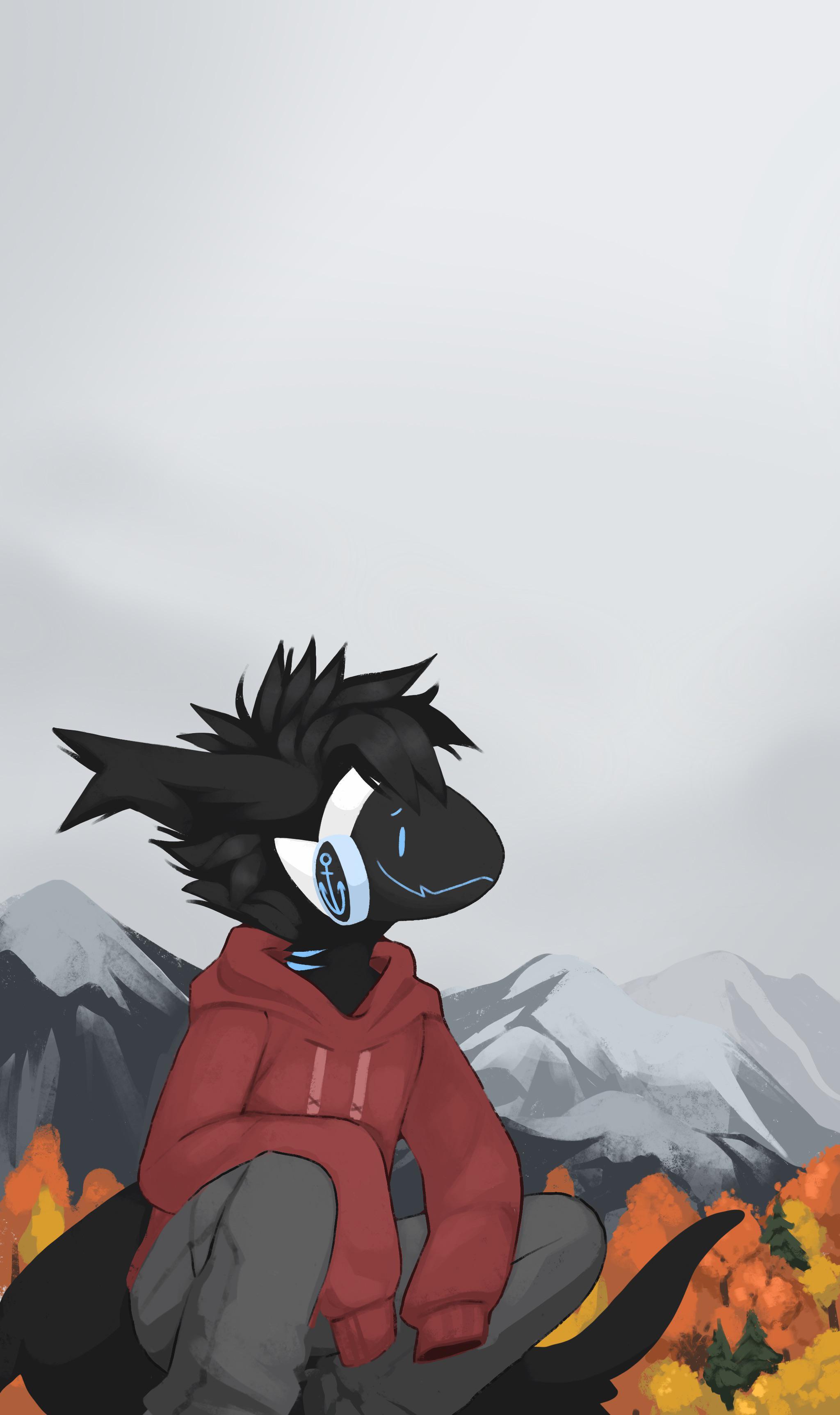 2048x3449 New wallpaper for ios 14! (Art by me - @kitsuonn)