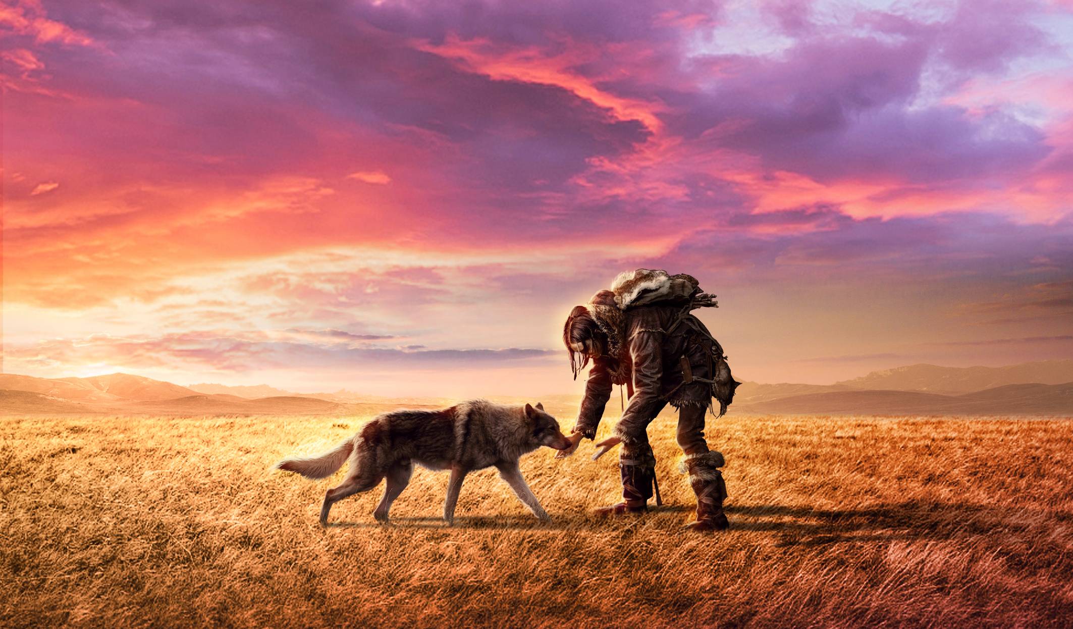 2126x1246 Kodi Smit McPhee And Wolf Still From Alpha 2018 Movie Wallpaper, HD Movies 4K Wallpaper, Image And Background