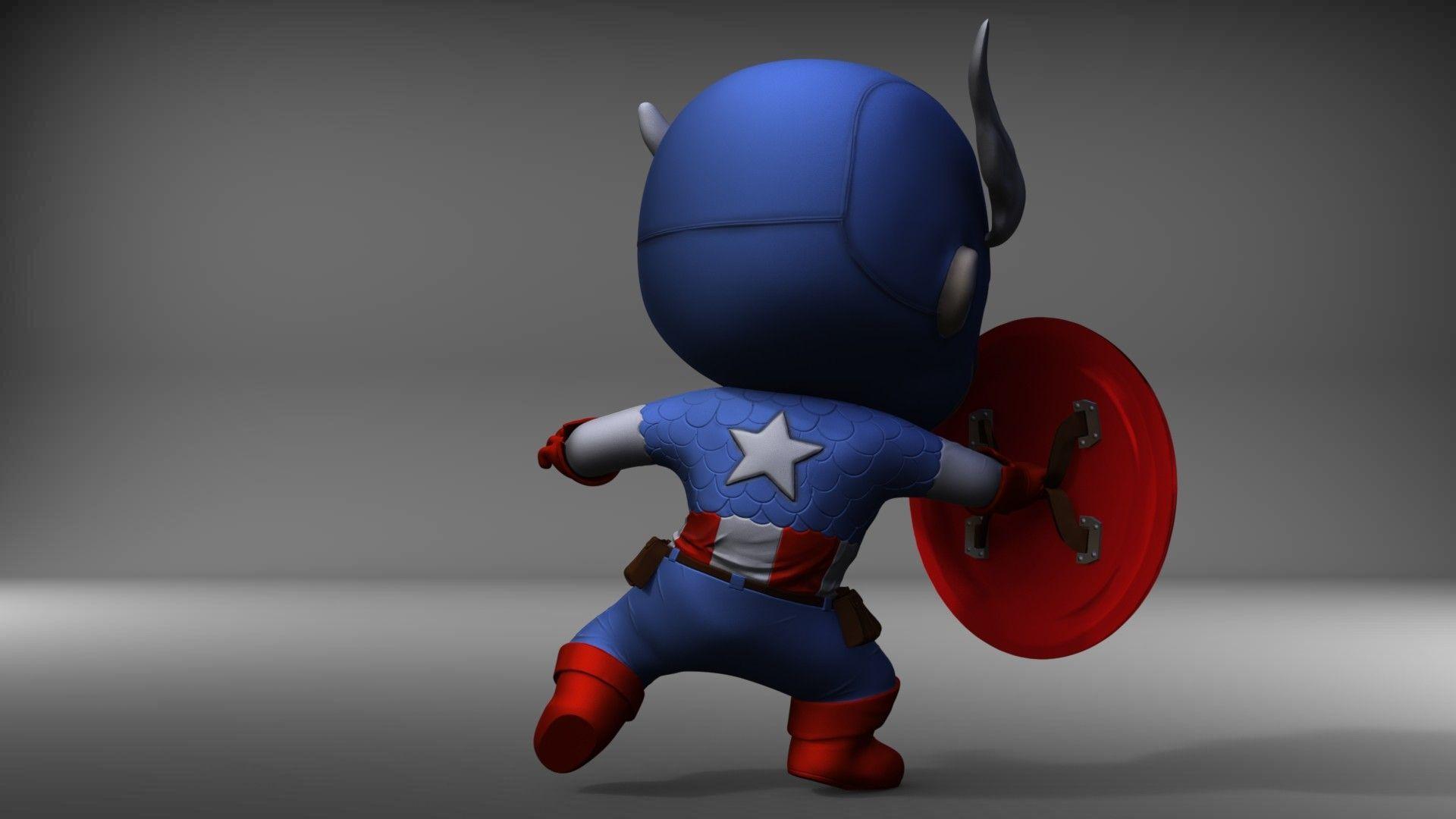 1920x1080 Baby Captain America Wallpaper