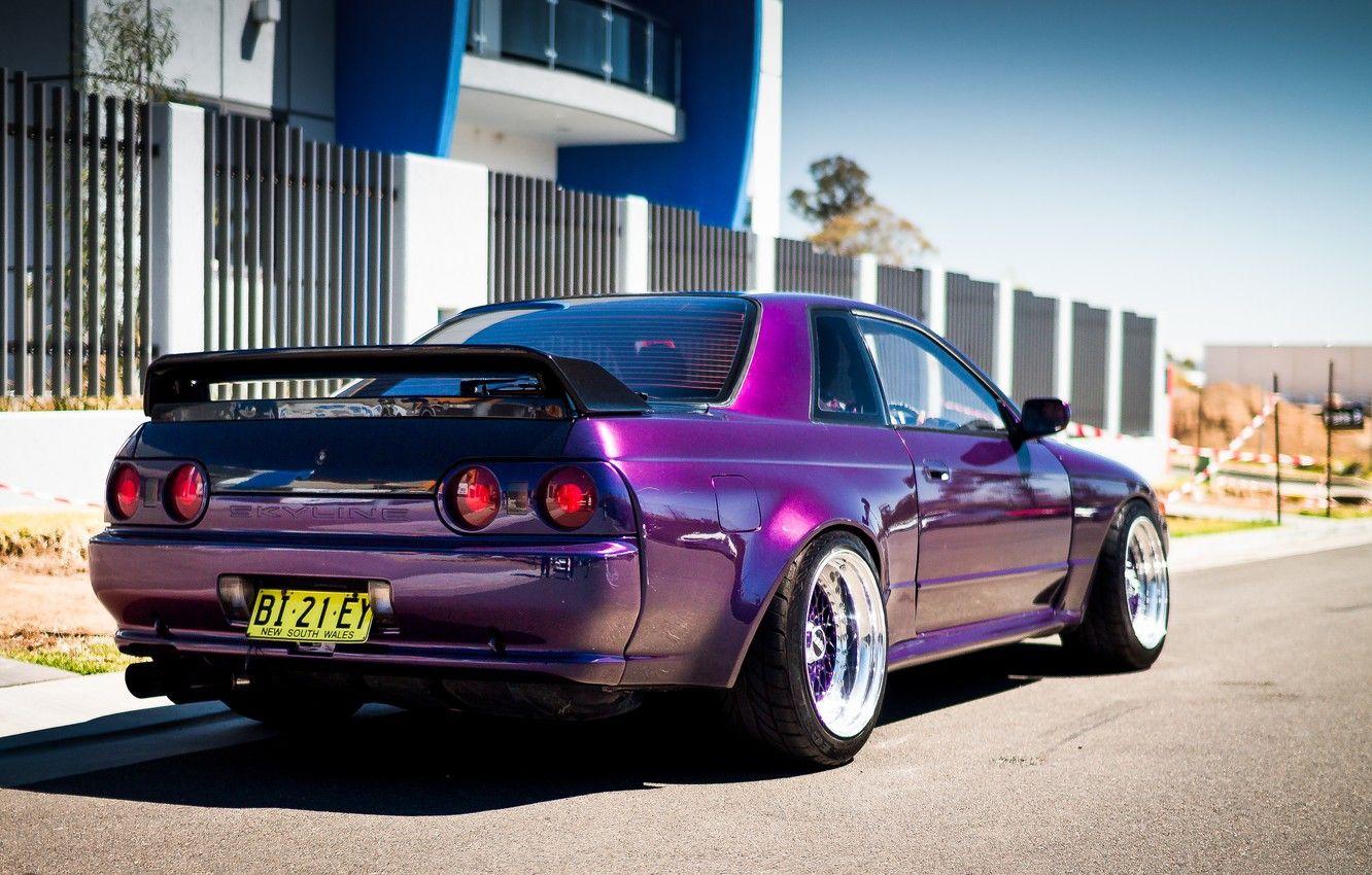 1332x850 Wallpaper White, Night, The City, Nissan, GT R, R Skyline, Nissan, Skyline Image For Desktop, Section Nissan