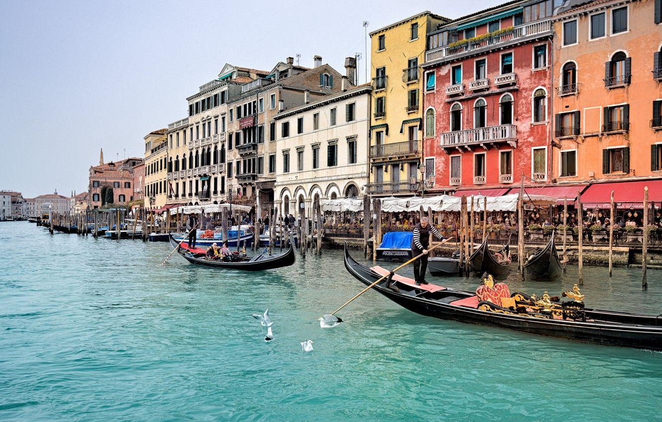 1332x850 Wallpaper Italy, Venice, Italy, Venice, Italia, Venice, Gondolas, Gondola image for desktop, section город